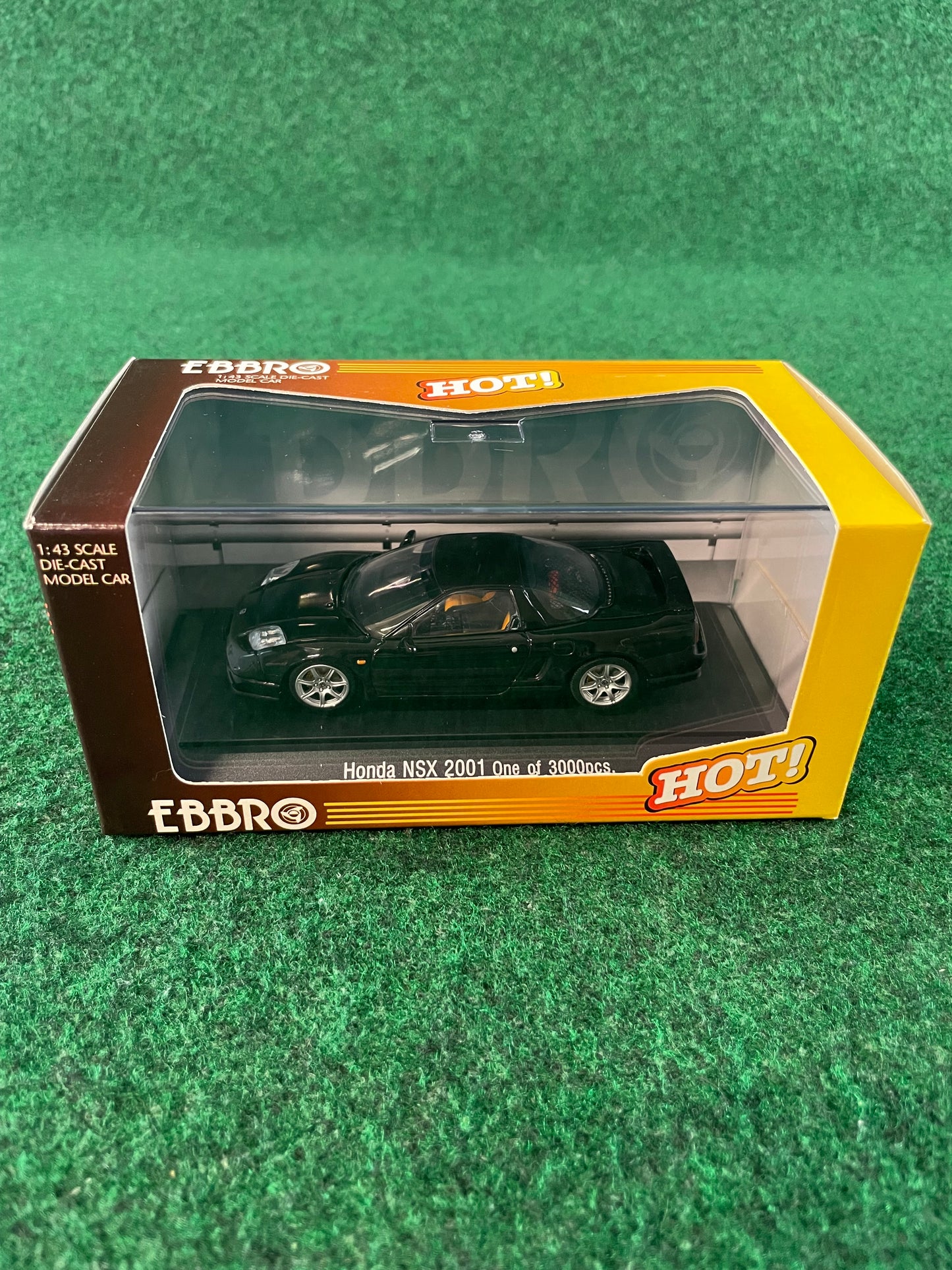 EBBRO HOT - 2001 Honda NSX Type S Black 1/43 Scale Diecast
