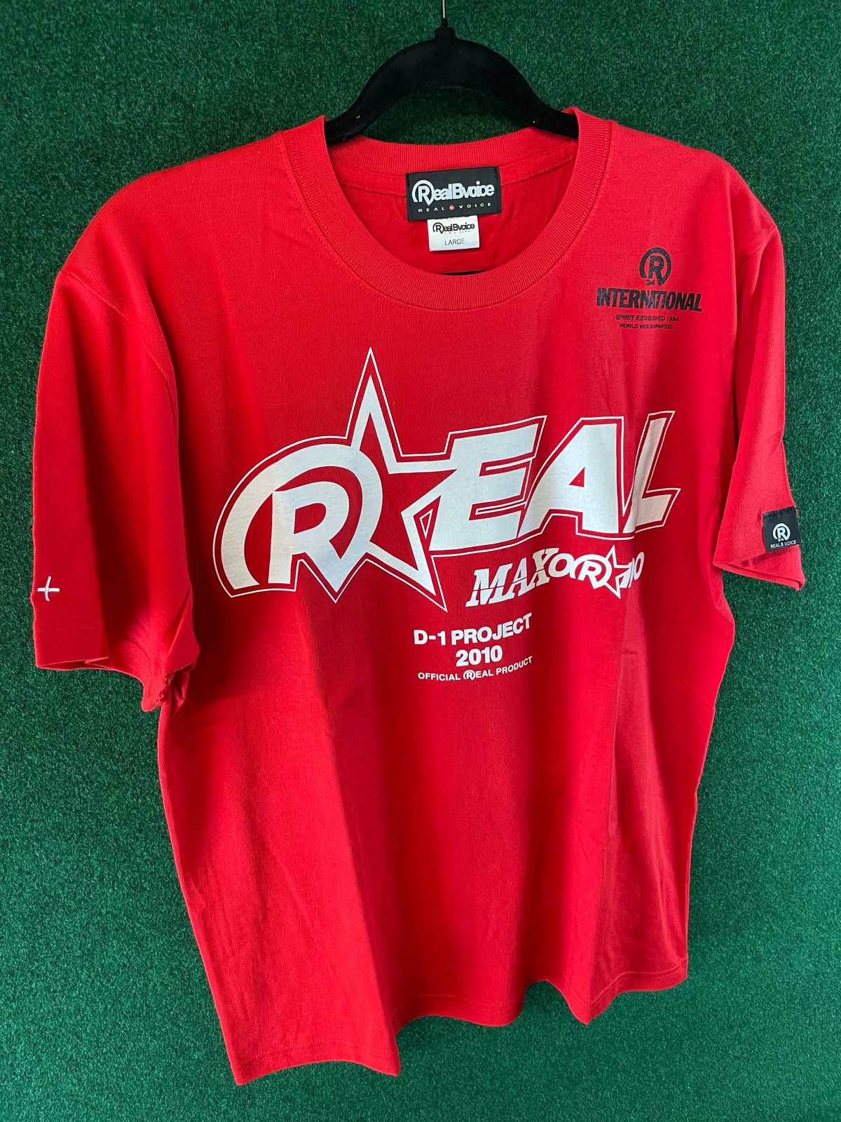Max Orido REAL D1GP Project 2010 Red T-Shirt (L)