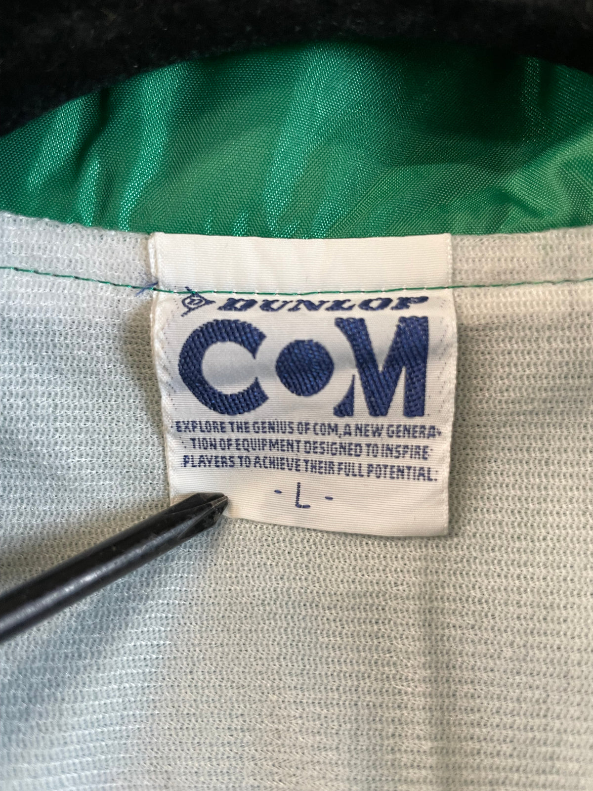 DUNLOP COM - Vintage Green Nylon Windbreaker Jacket