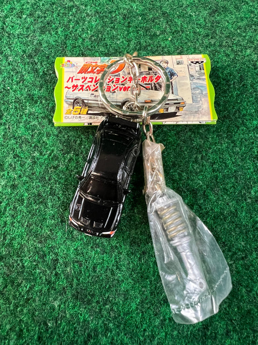 Initial D - Mitsubishi Lancer EVO III Car and Coilover Charm Keychain