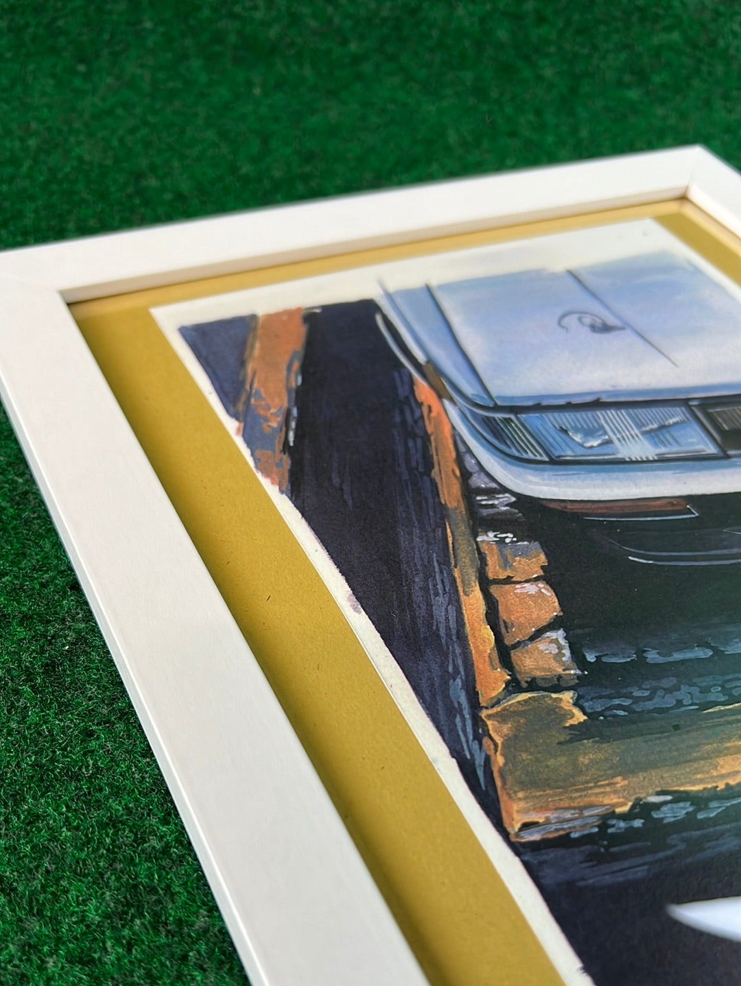 Toyota Corolla Levin AE86 Front Headlight View Framed Print