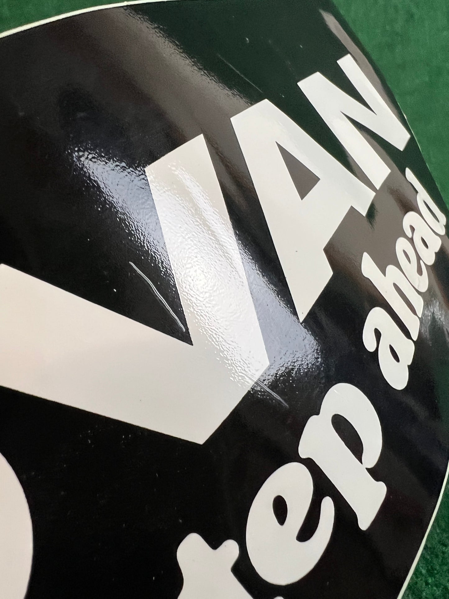 ADVAN Tires “Get a step ahead”Old Logo - Vintage Large Sticker