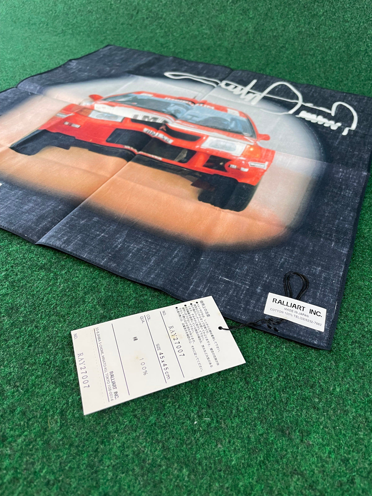 RALLIART - Tommy Makinen WRC Mitsubishi Lancer Evolution Handkerchief Towel