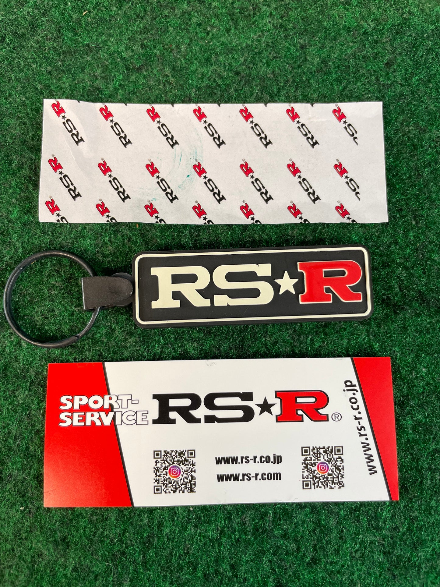 RSR - Silicone Logo and Metal Engraved Toyota 86 Keychain & Sticker Set