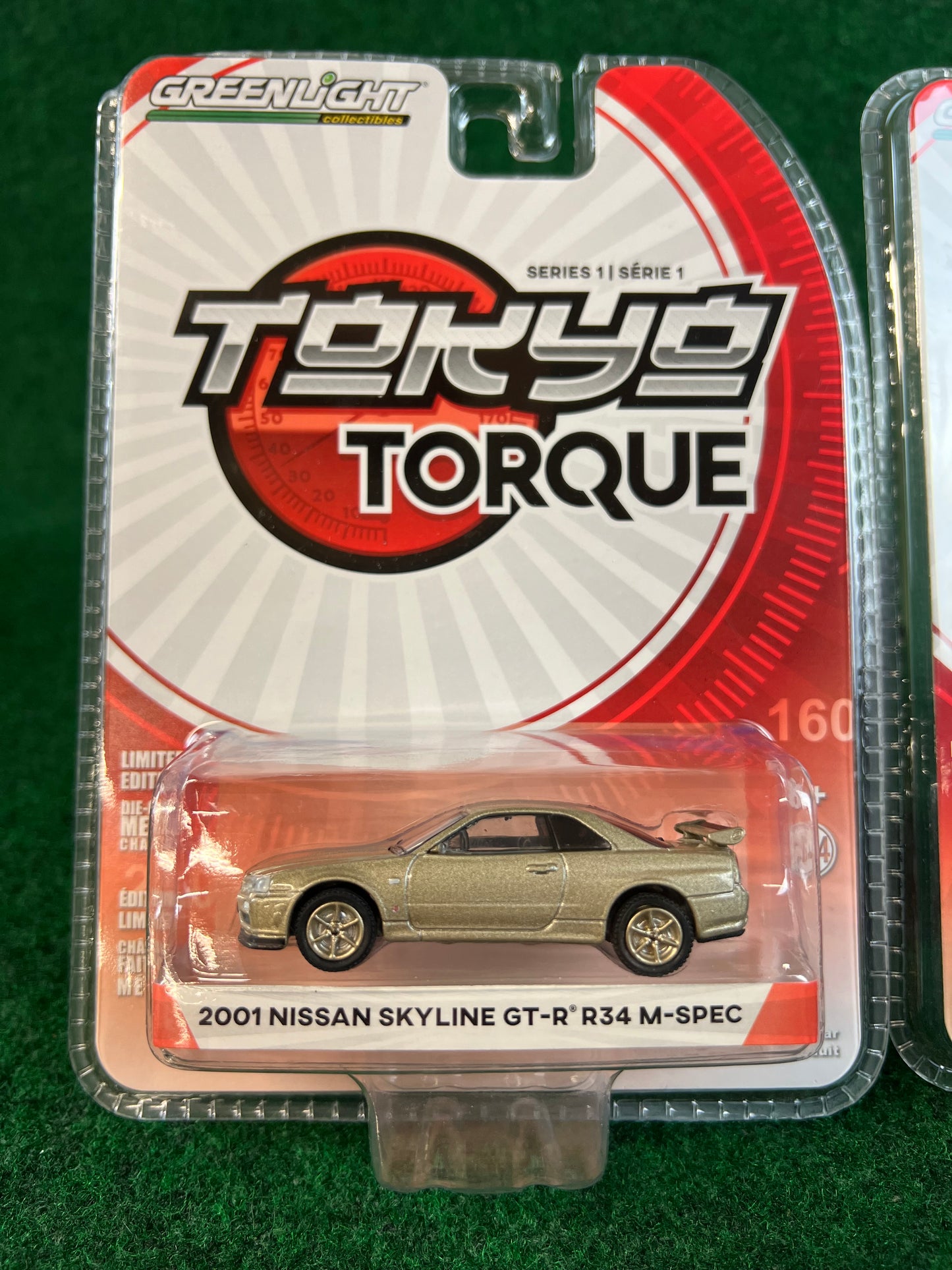 Greenlight - Tokyo Torque Nissan Skyline GT-R R34 Set of 2 (Small) Diecast