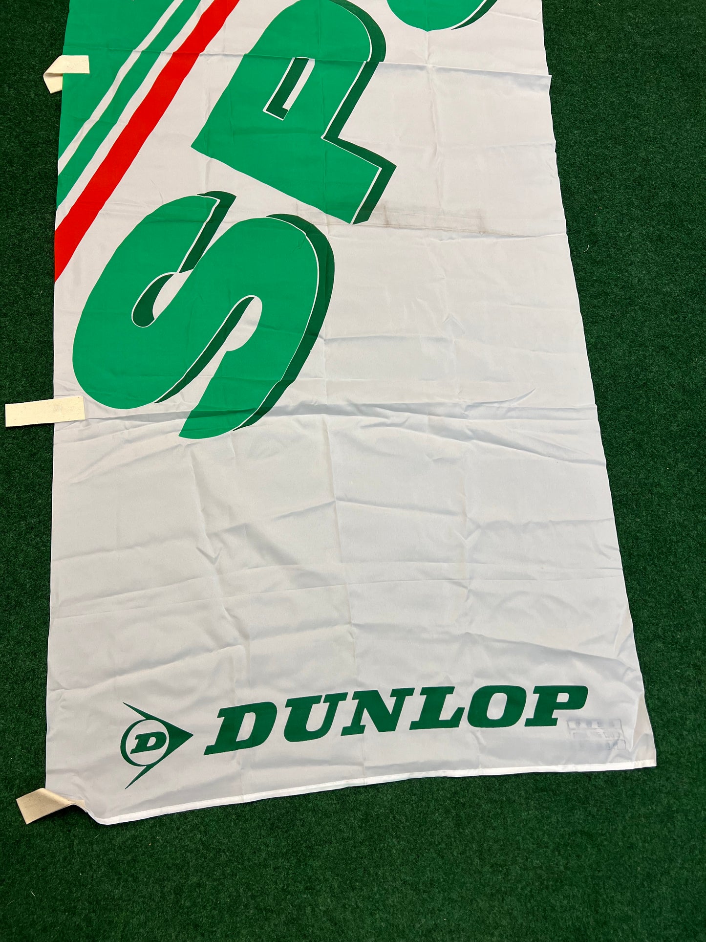 Dunlop - SP8 Tires Vintage Japanese Advertising Nobori Banner