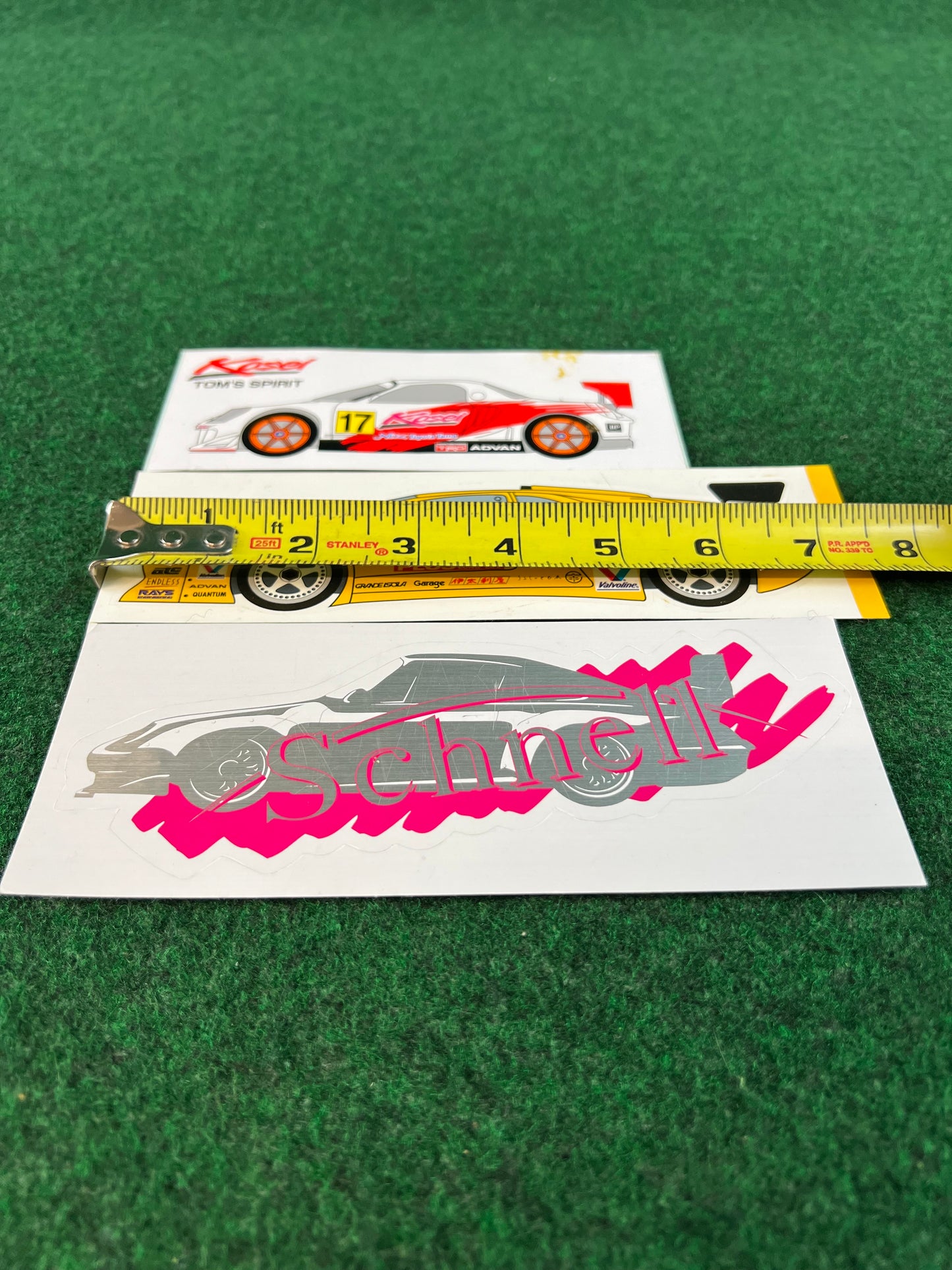 MR2, 911, Diablo JGTC Racecar Stickers Set