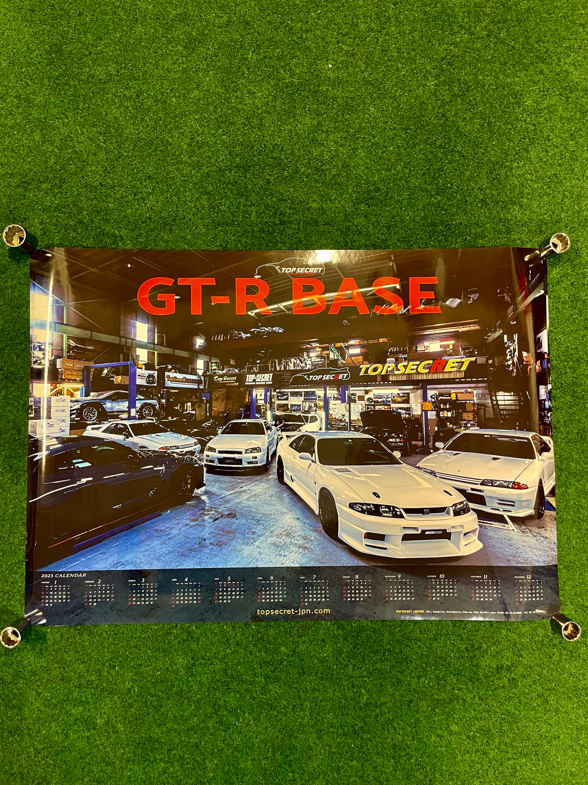 Top Secret - “GT-R Soul” Nissan R35 GTR Smoky Nagata “GT-R Base” 2023 Calendar & Poster