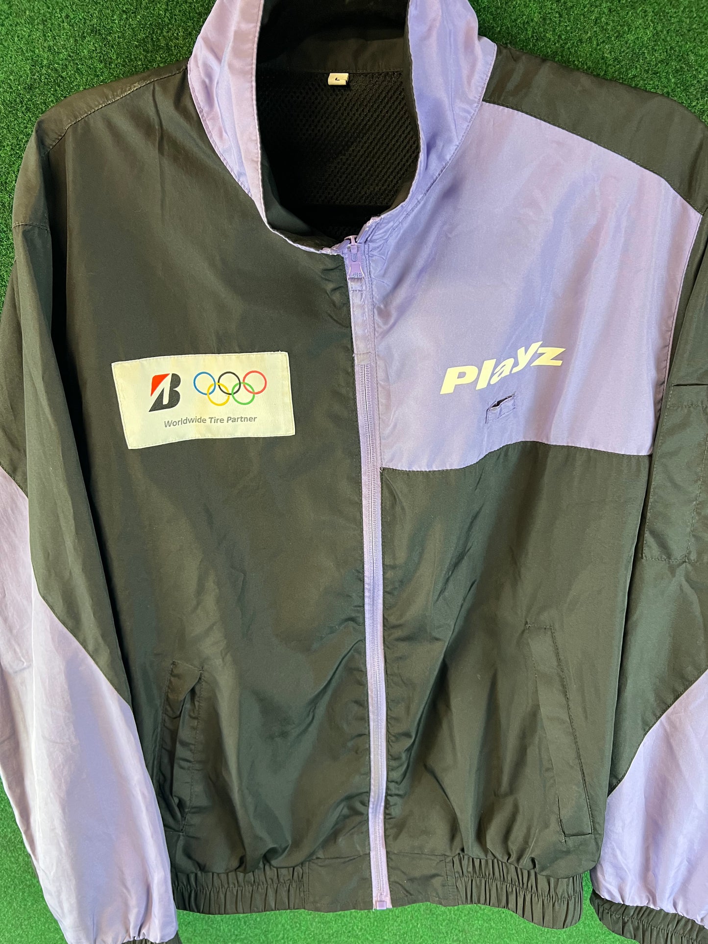 Bridgestone Playz - Black/Purple Windbreaker Jacket (L)