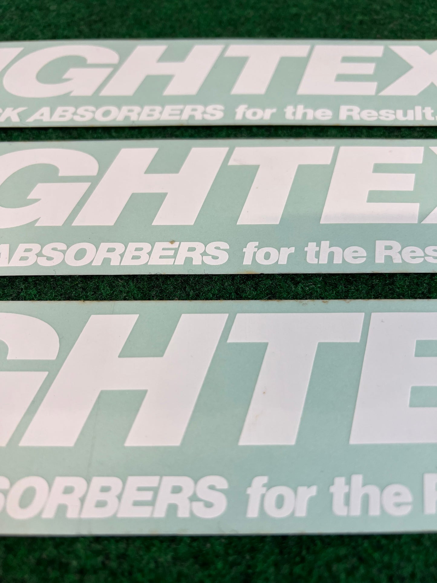 FIGHTEX - SHOCK ABSORBERS for the Result Sticker Decal Set
