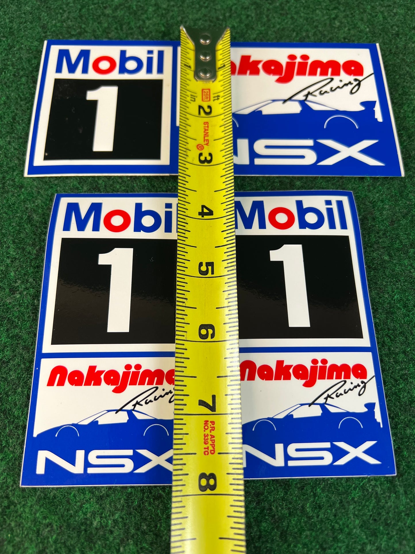 Mobil1 Nakajima Racing Honda NSX - JGTC Sticker Set