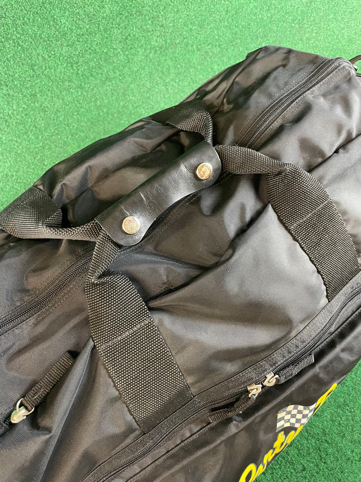 Party Race - Mazda Roadster Large Black Weather resistant Duffle Bag