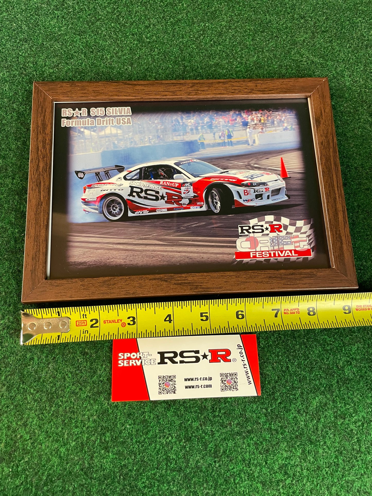 RSR - Nissan Silvia S15 Formula Drift USA Framed Photo & Sticker Set