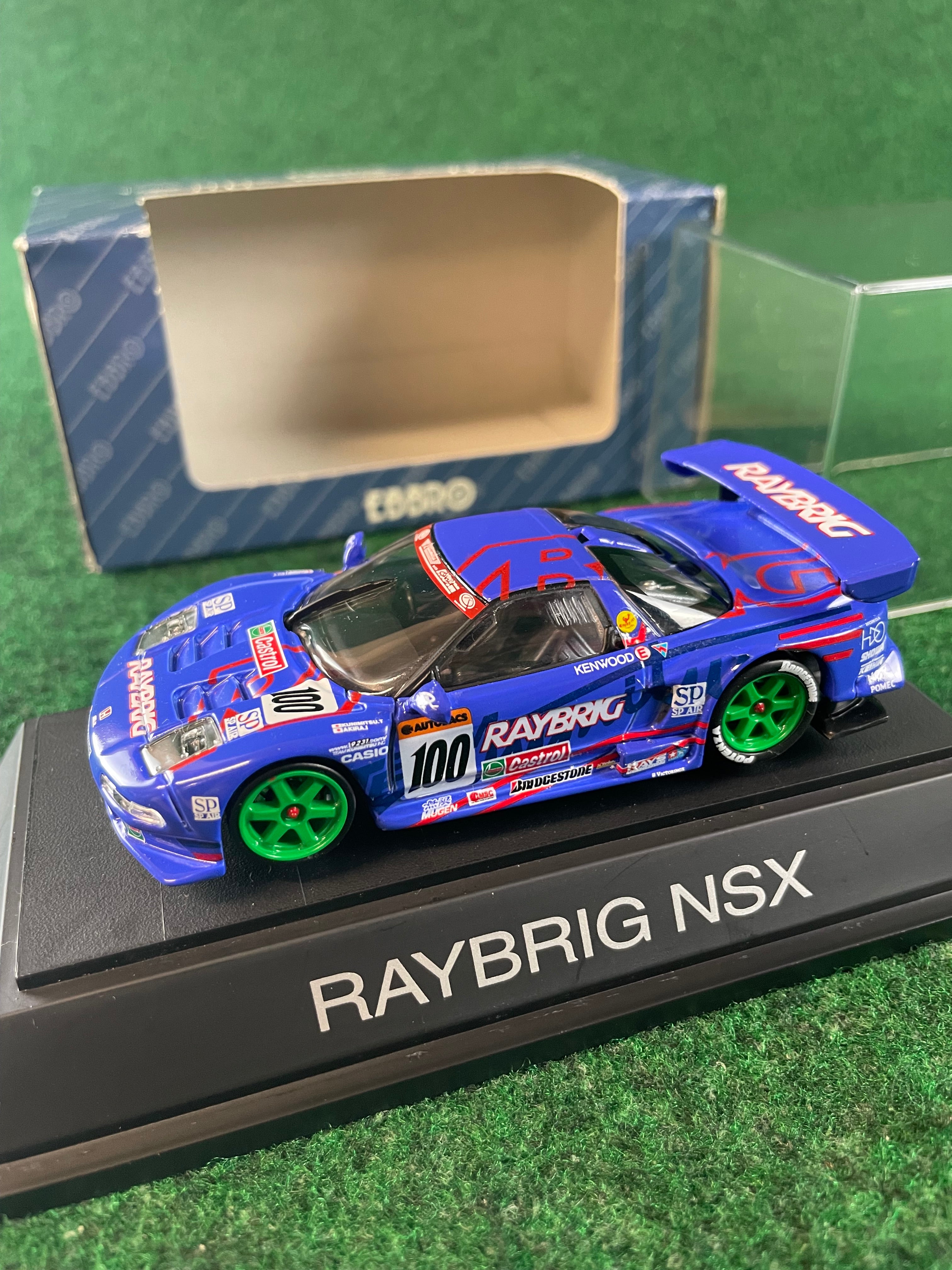 HONDA RAYBRIG NSX ミニカー EBBRO - MMP Ltd. JGTC RAYBRIG Honda NSX 1/43 Scale Diecast