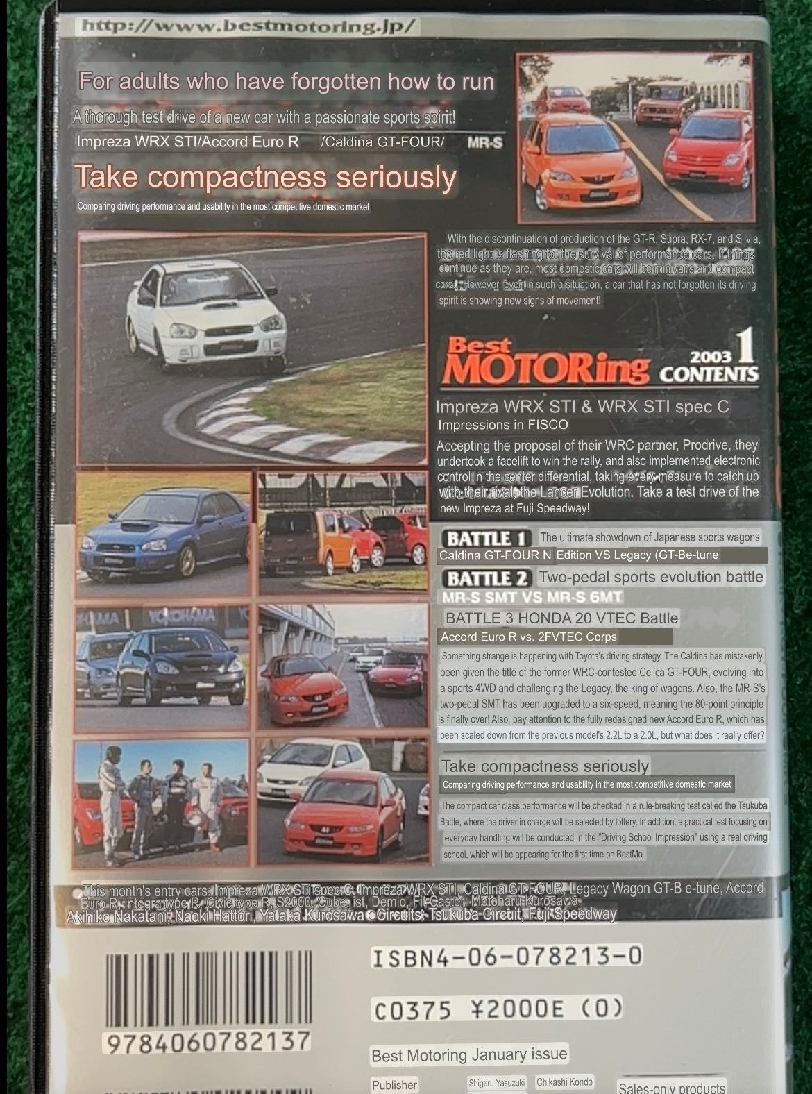 Best Motoring VHS - January & March 2003