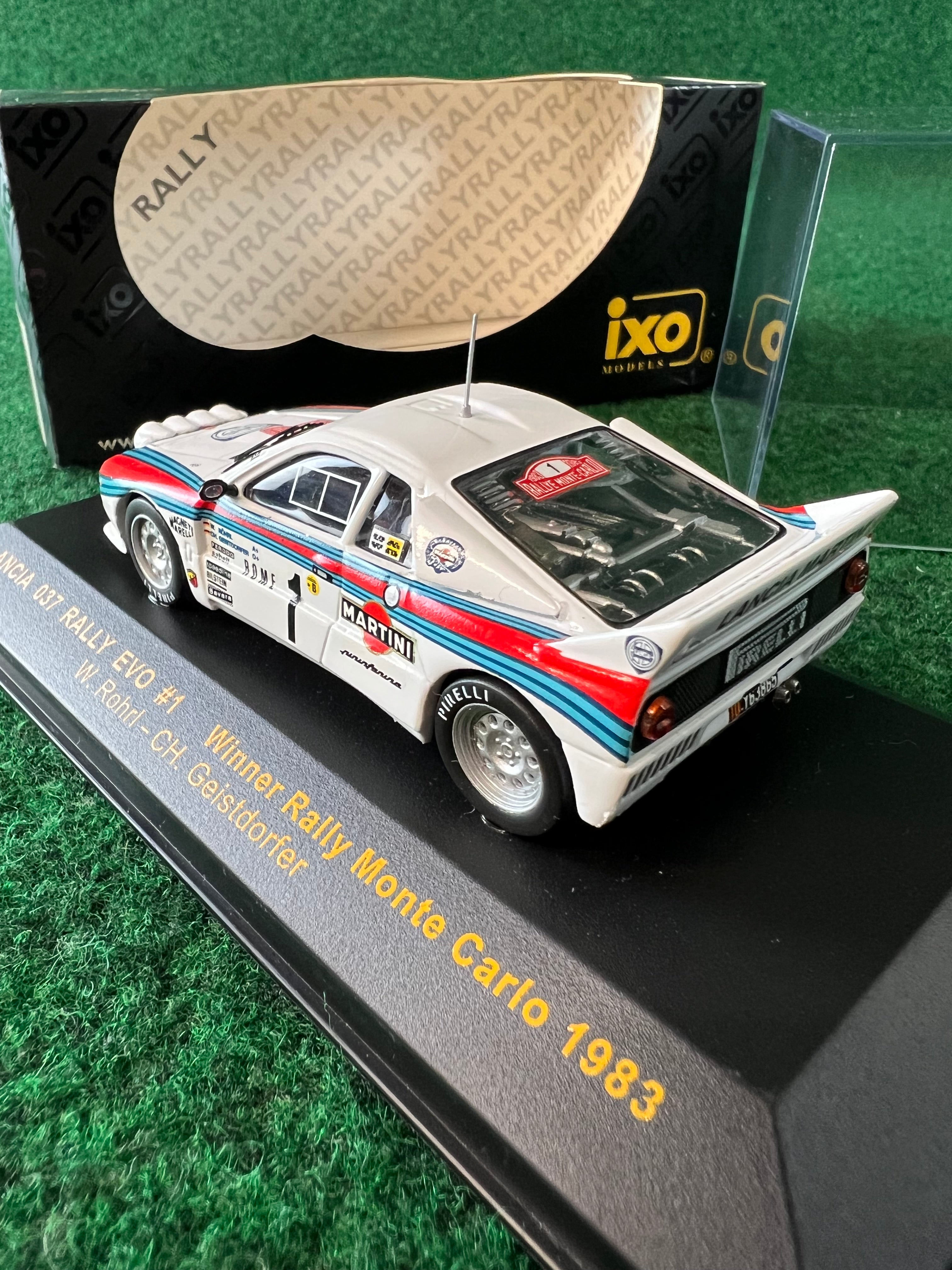 ixo - LANCIA 037 RALLY EVO #1 Winner Rally Monte Carlo 1983