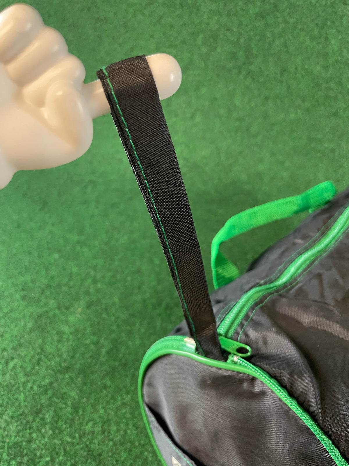 BRIDGESTONE - Black & Green Mini Collapsible Duffle Bag