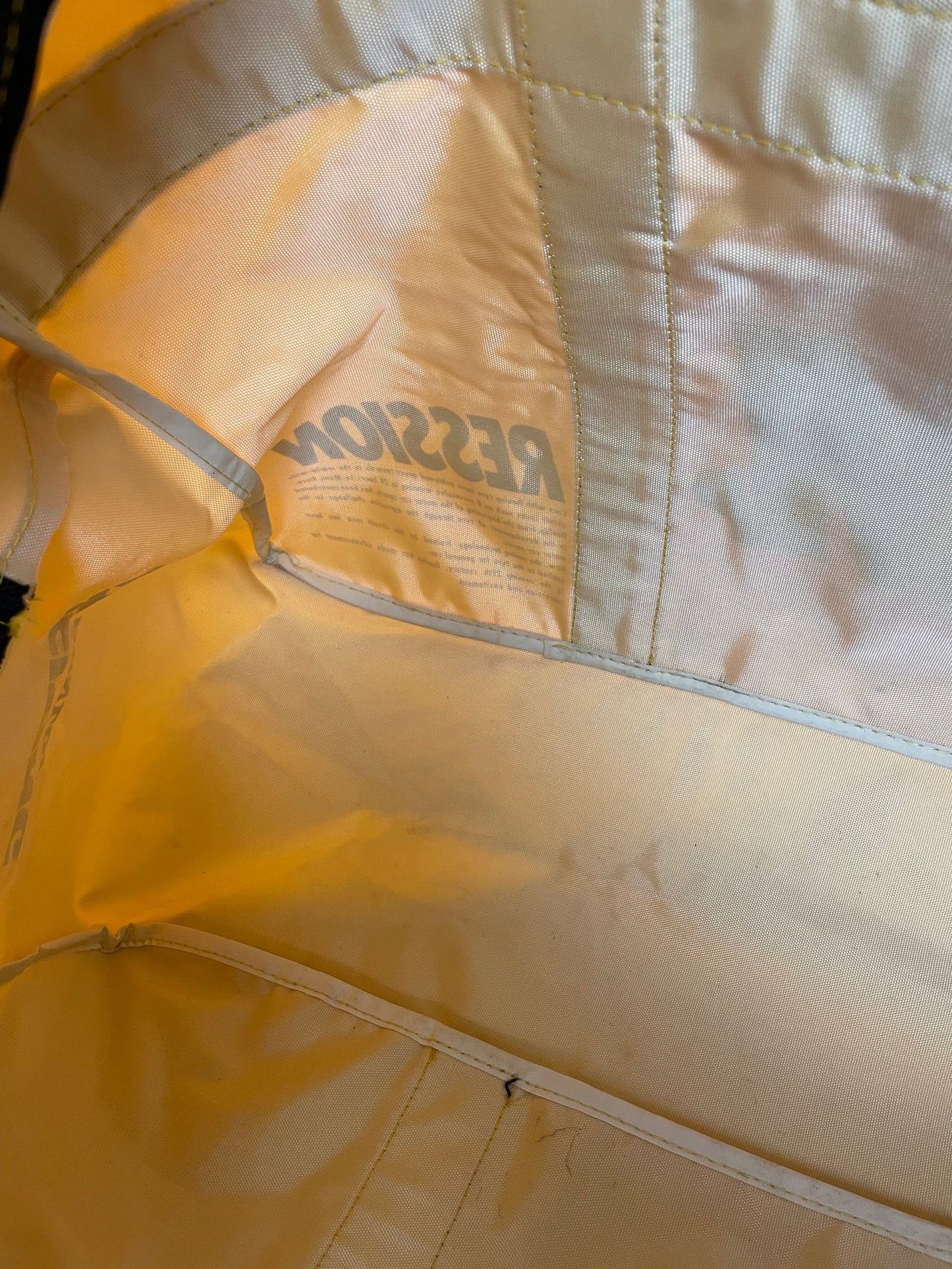 DUNLOP - Vintage Yellow Duffel Travel Bag