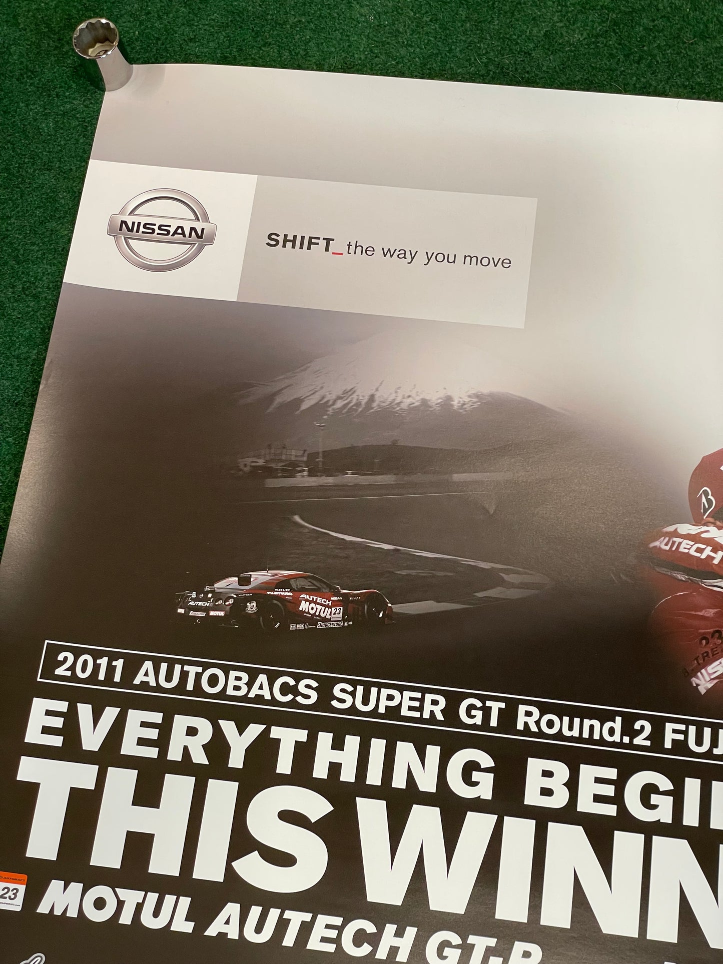 NISSAN Super GT 2011 AUTOBACS SUPER GT Round.2 FUJI GT 400km Round 8 Motul Autech R35 GT-R Race Winner Poster