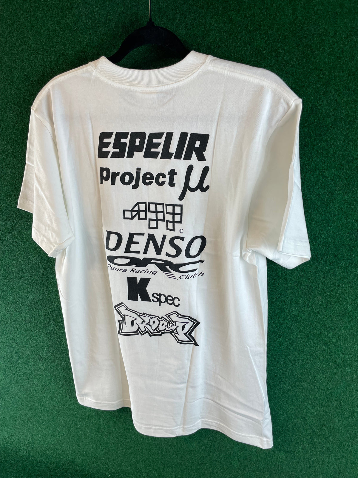 Droo-P D1GP Toyota AE86 - Espelir, Project Mu, Denso, ORC, KSpec T-Shirt (L)