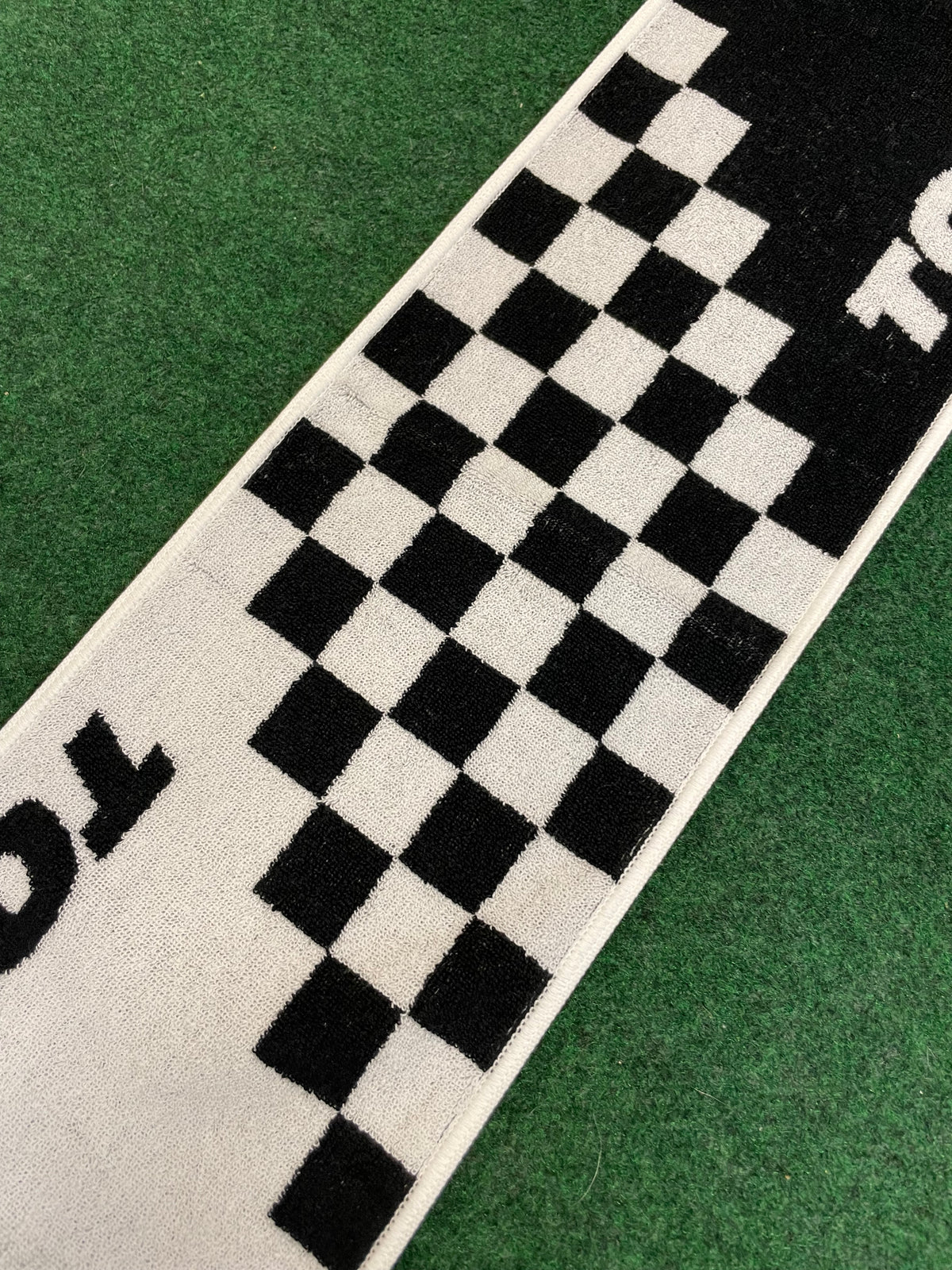 Toyo Tires - Black & White Checkered Promotional Towel