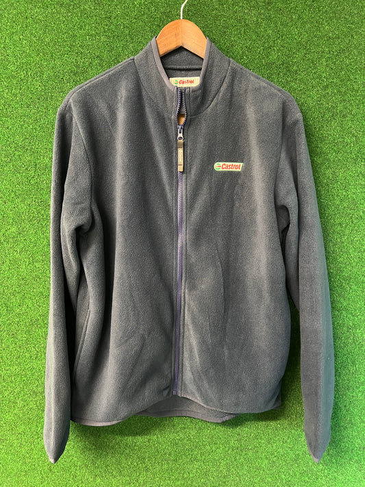 Castrol Motor Oil Fleece Zip Up Jacket