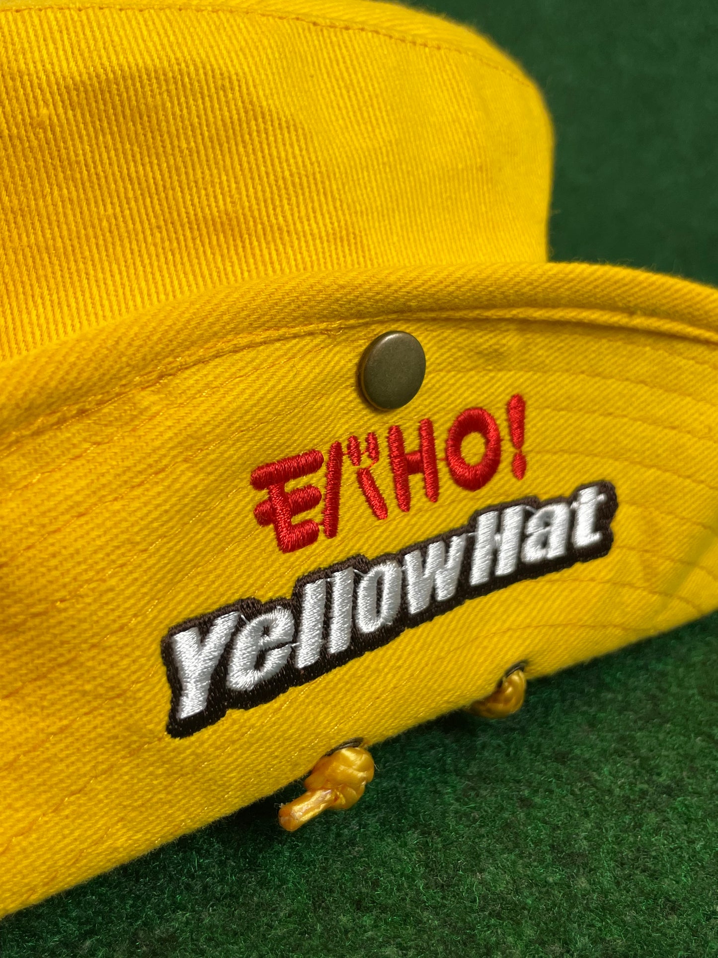 YMS SuperGT Yellow Hat & Hasemi Motor Sport Drawstring Bucket Hat