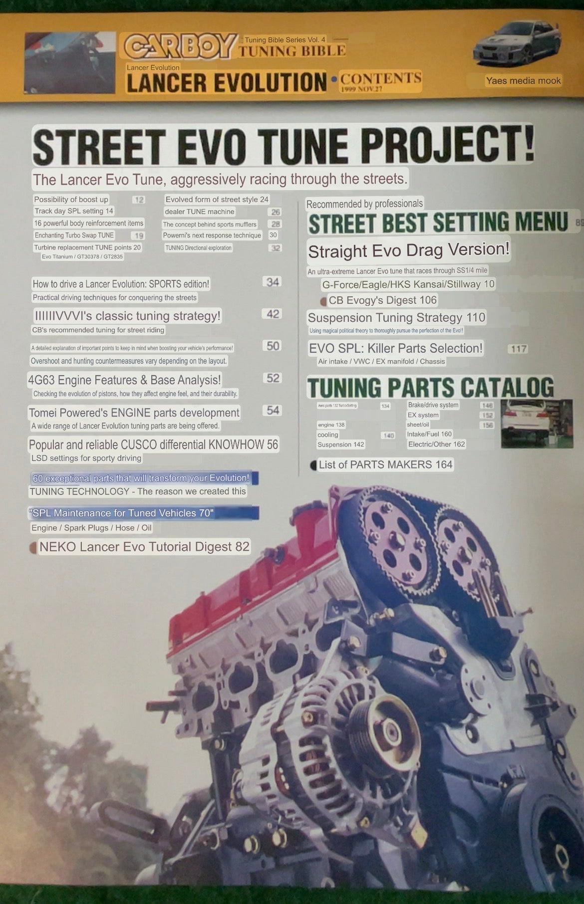 CARBOY Magazine - Mitsubishi Lancer Evolution Tungin Bible Vol. 4