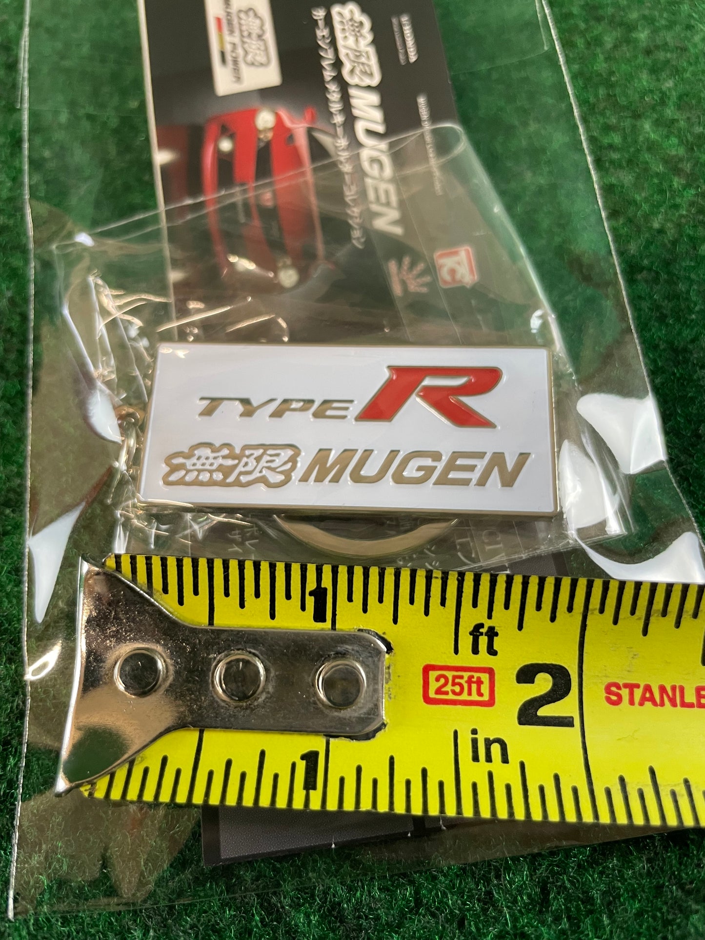 TC Juurokuhoi Vending Machine - Honda Civic Type R FK8 MUGEN Metal Logo Keychain