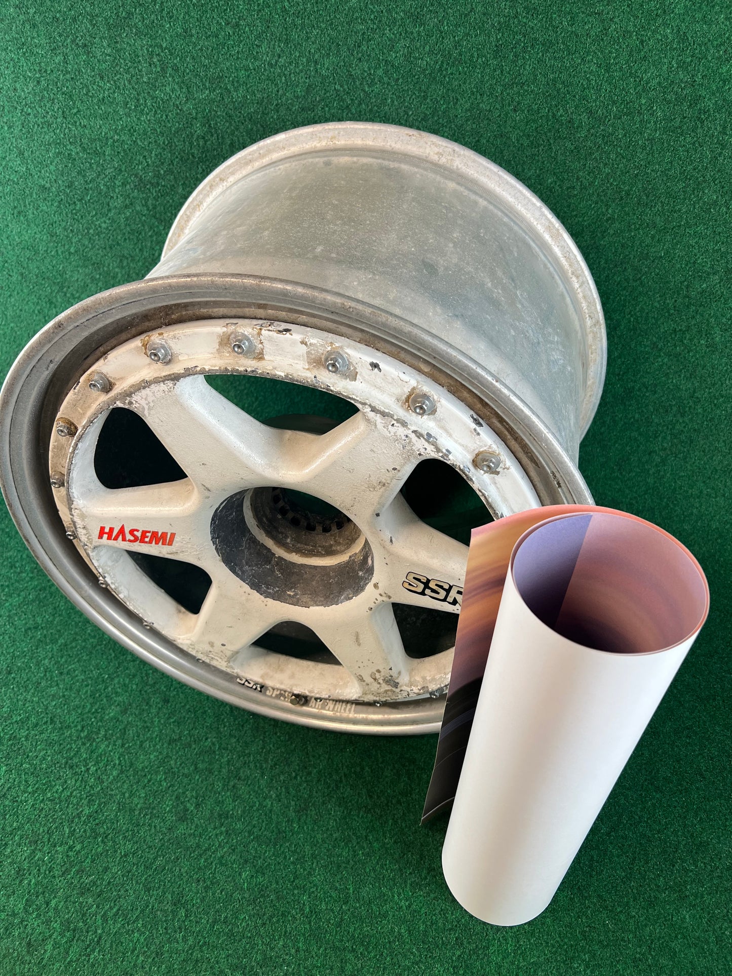 HASEMI x SSR Wheels - JGTC Nissan Skyline R32 GT-R Race Used Centerlock Wheel Set