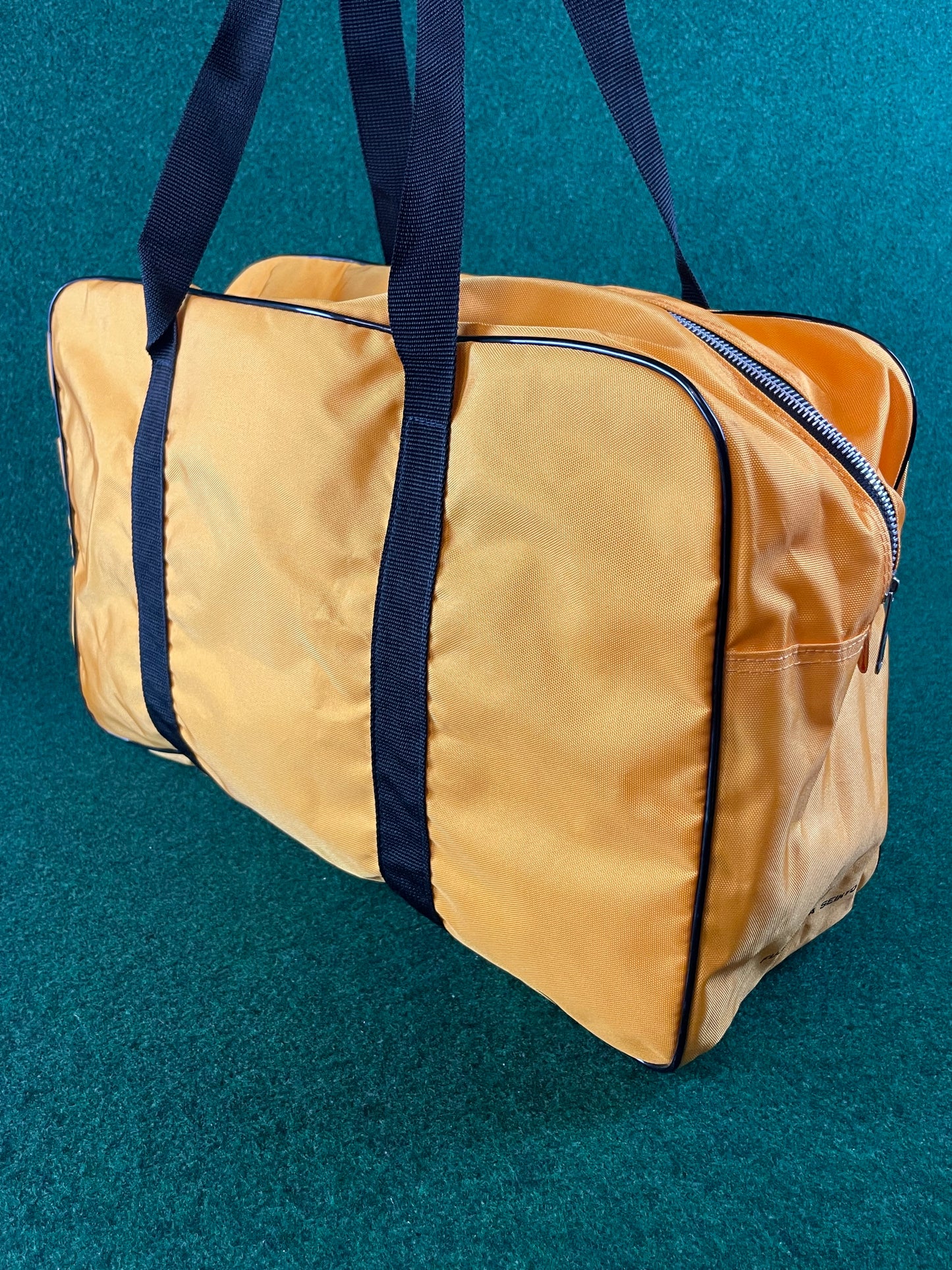 SUBARU - Vintage Original Fuji Gunma Seikyo Japanese Dealership Yellow Duffle Travel Bag