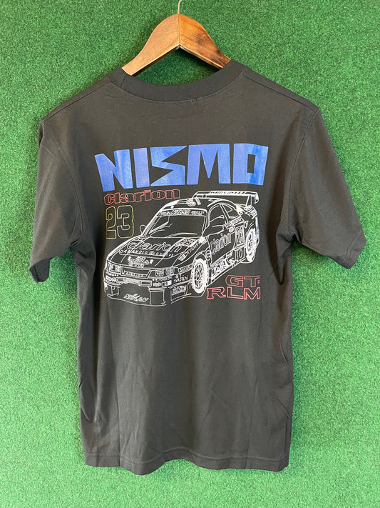 NISMO LMGT Nissan Skyline R33 GT-R Clarion Lemans Car Black T-Shirt