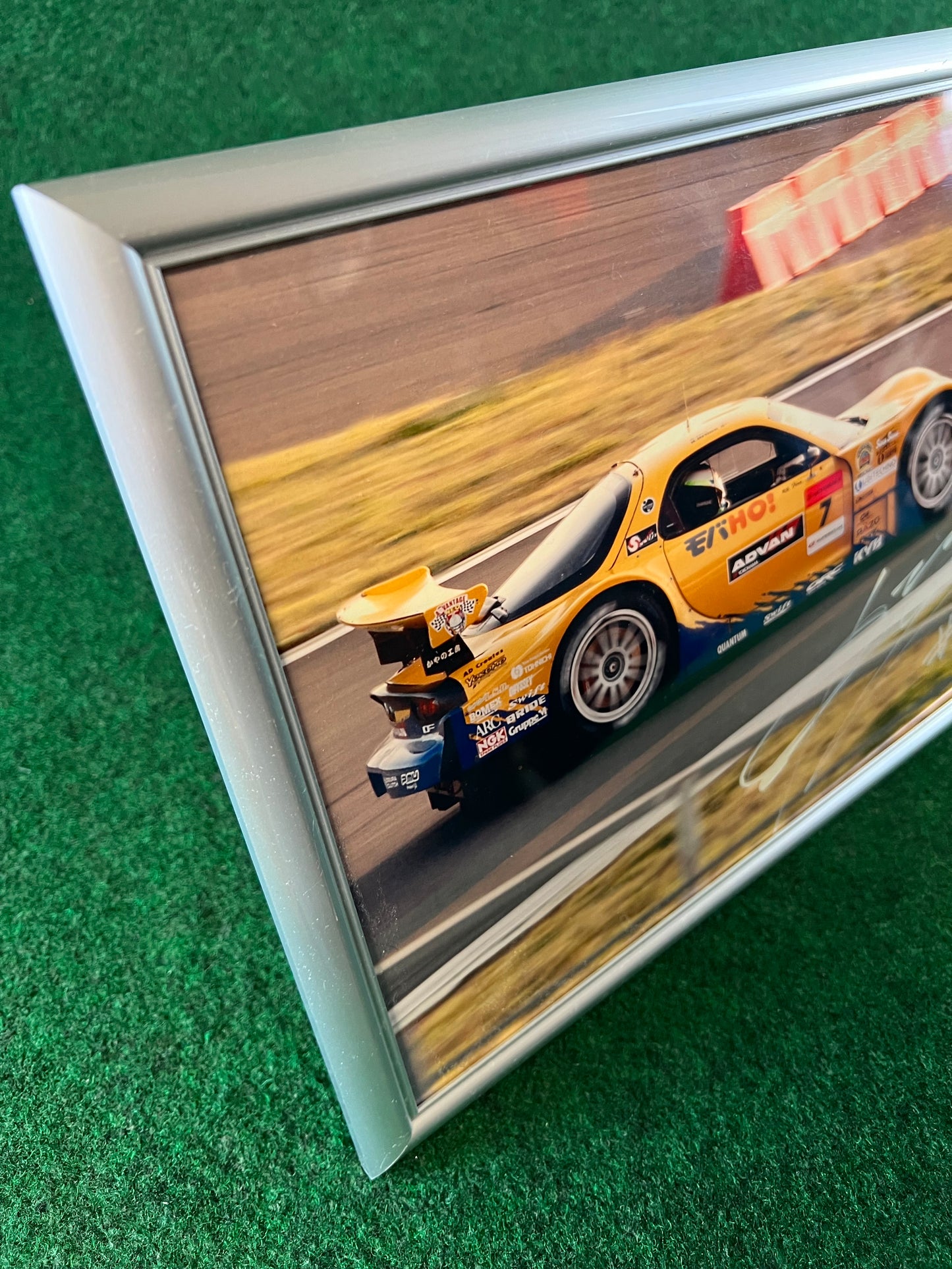 RE Amemiya 2007 Mazda RX-7 SUPER GT - Framed Autographed Photograph
