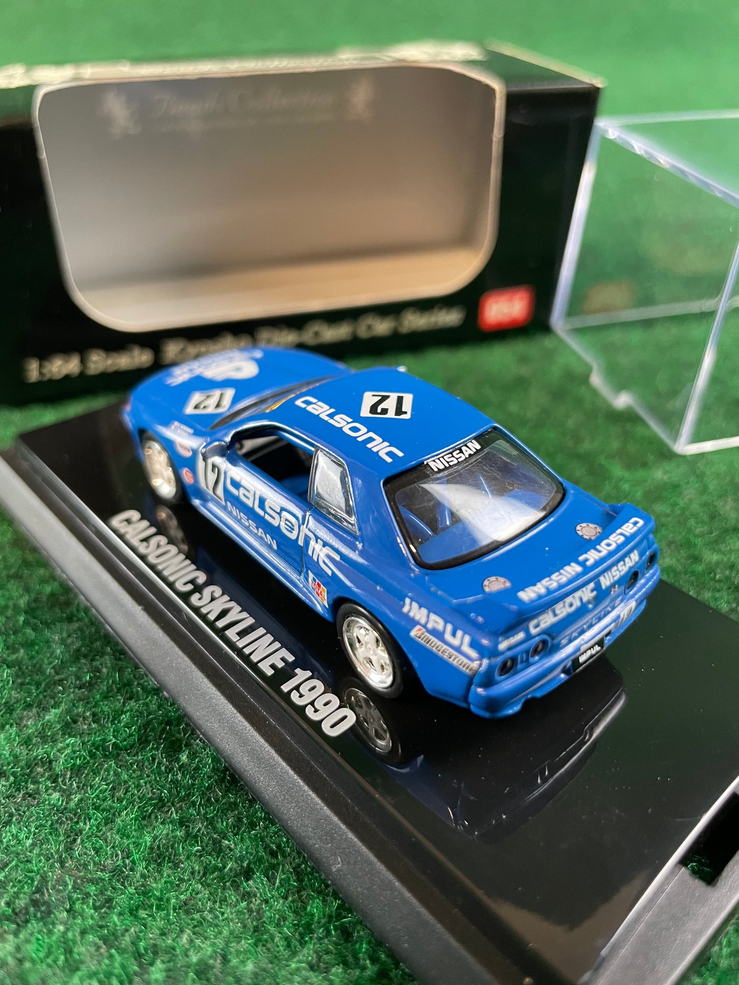 KYOSHO - Beads Collection 1990 & 1991 Calsonic IMPUL Nissan Skyline R32 GT-R 1/64 Scale Diecast Set
