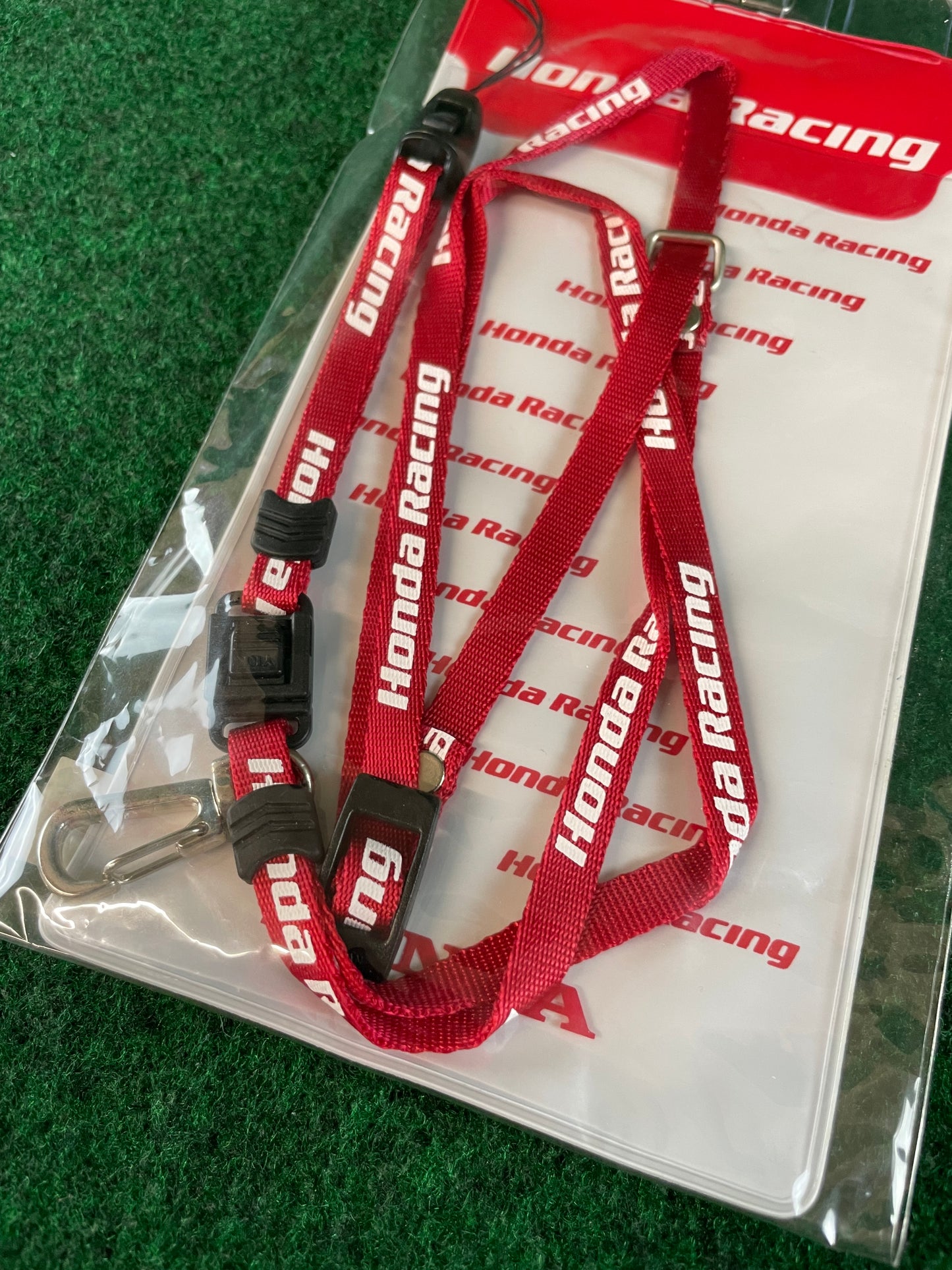 Honda Racing - Red/White Neck Strap and Pass Holder