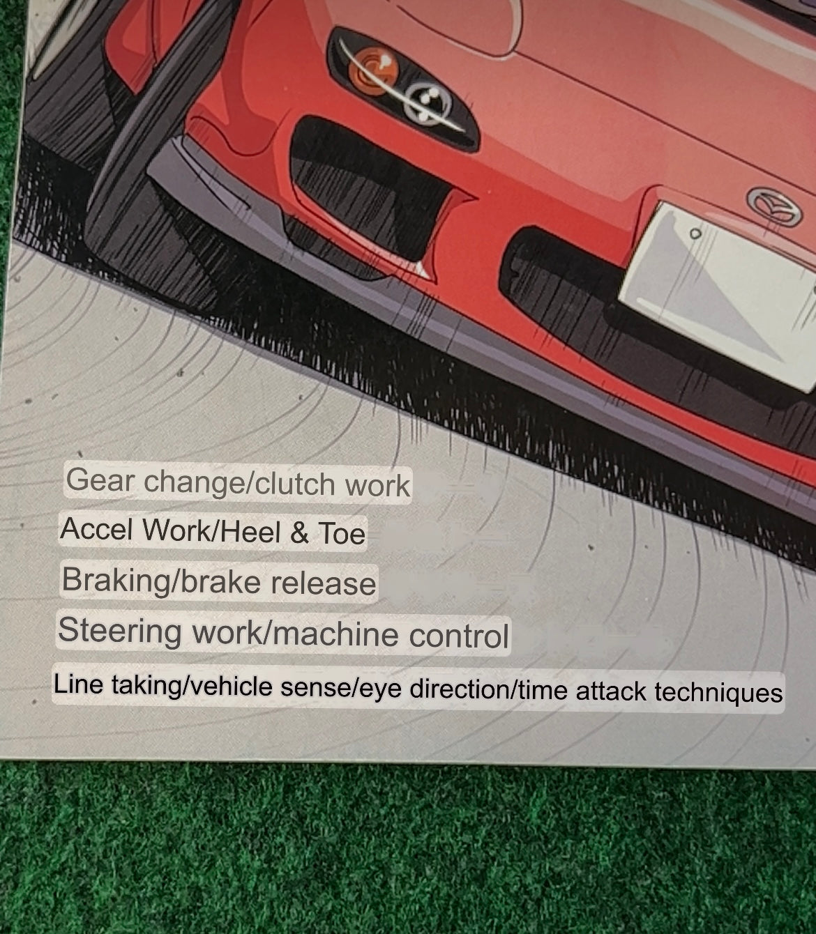 REVSPEED - Driver Tips and Training Magazine w/ Manga Mazda RX7 Cover