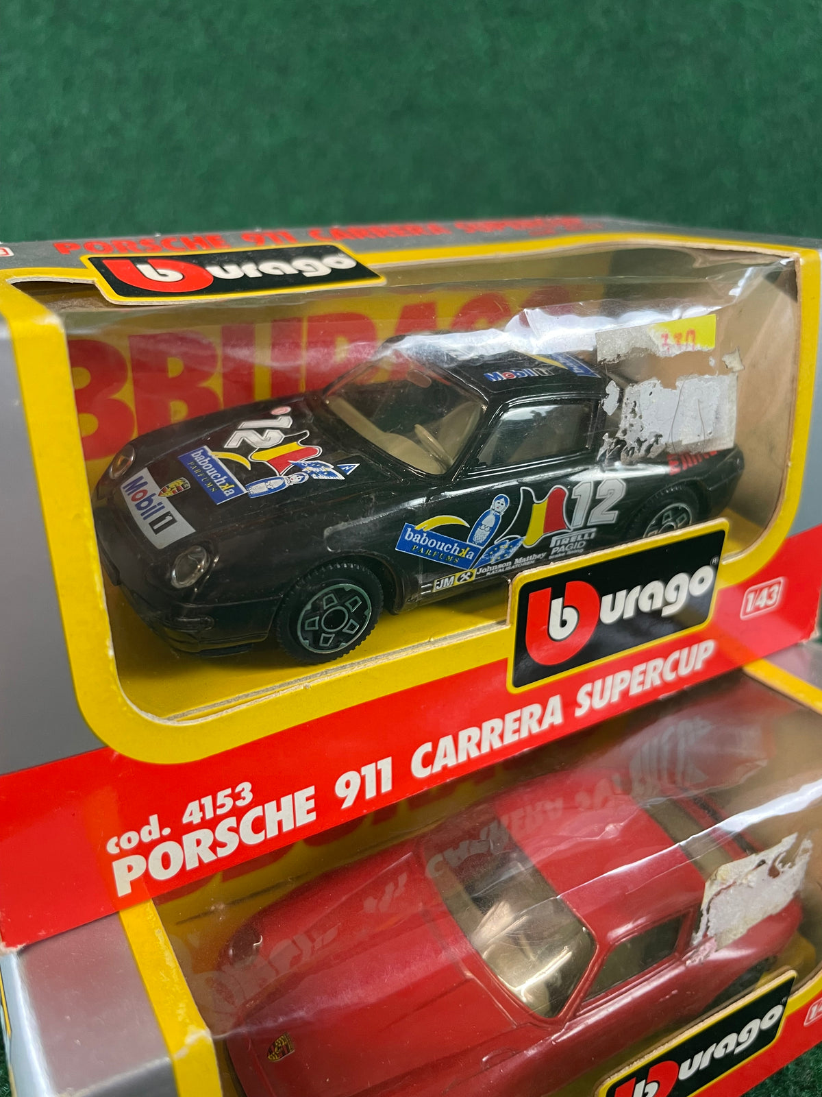 burago Porsche 911 Carrera 993 Toy Car Diecast Set