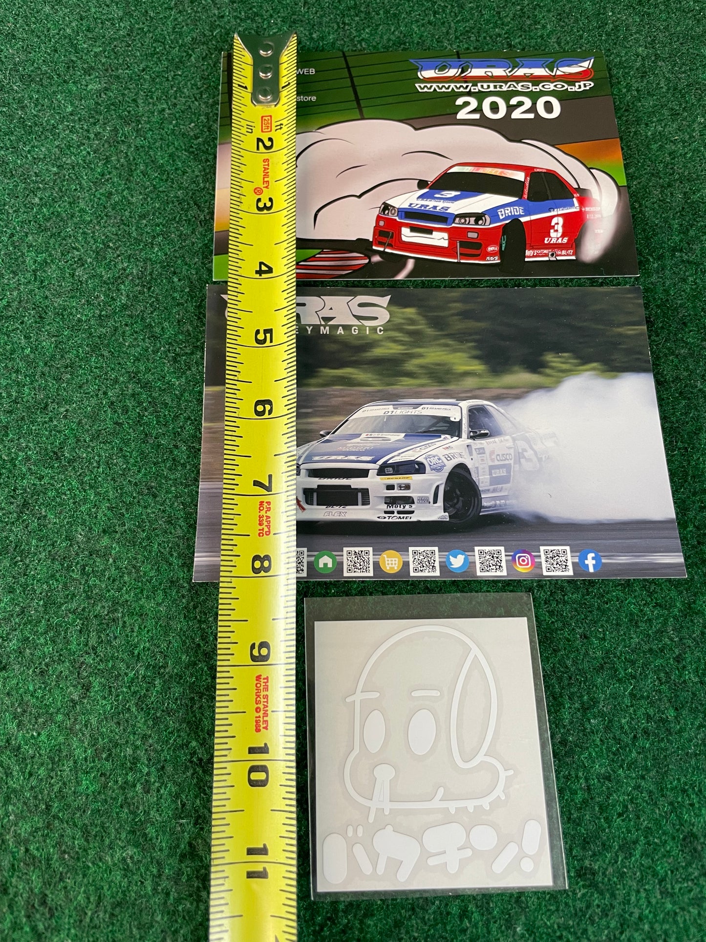 URAS - Card and Sticker Decal Set of 3
