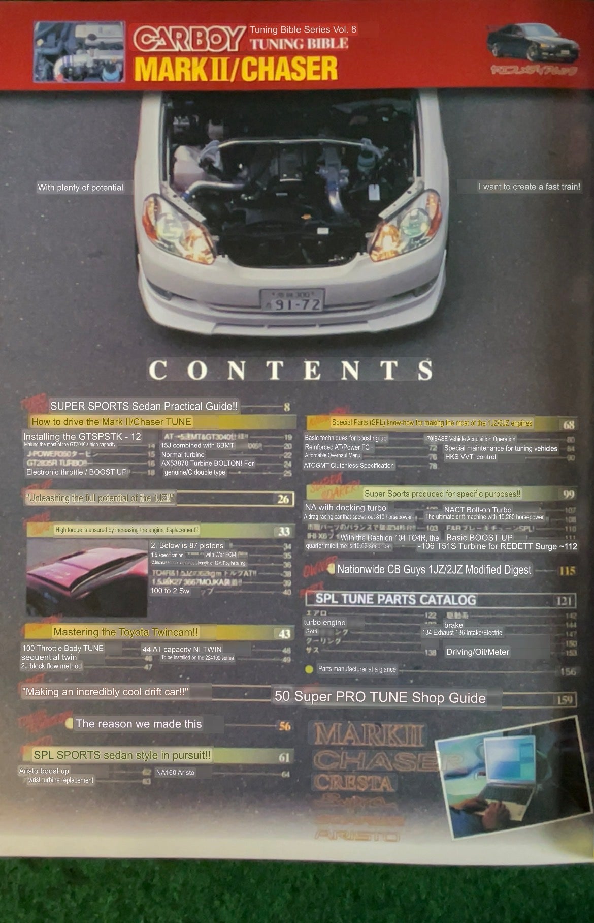 CARBOY Magazine - Toyota Mark II Chaser Tuning Bible Series Vol. 8
