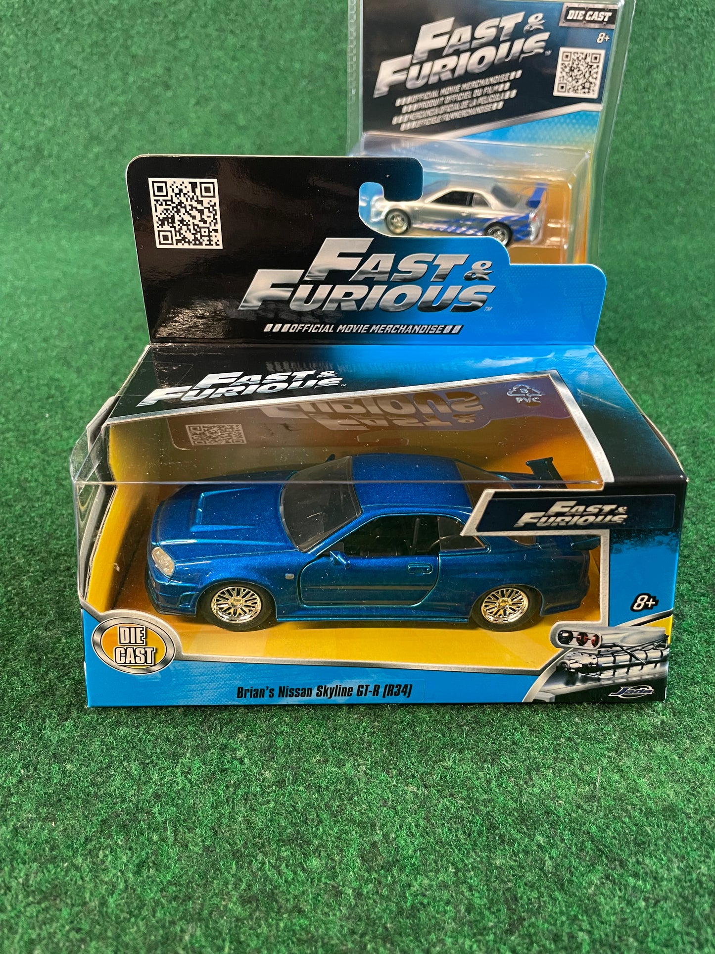 Jada Toys - Fast and Furious Nissan Skyline R34 GT-R Diecast Set