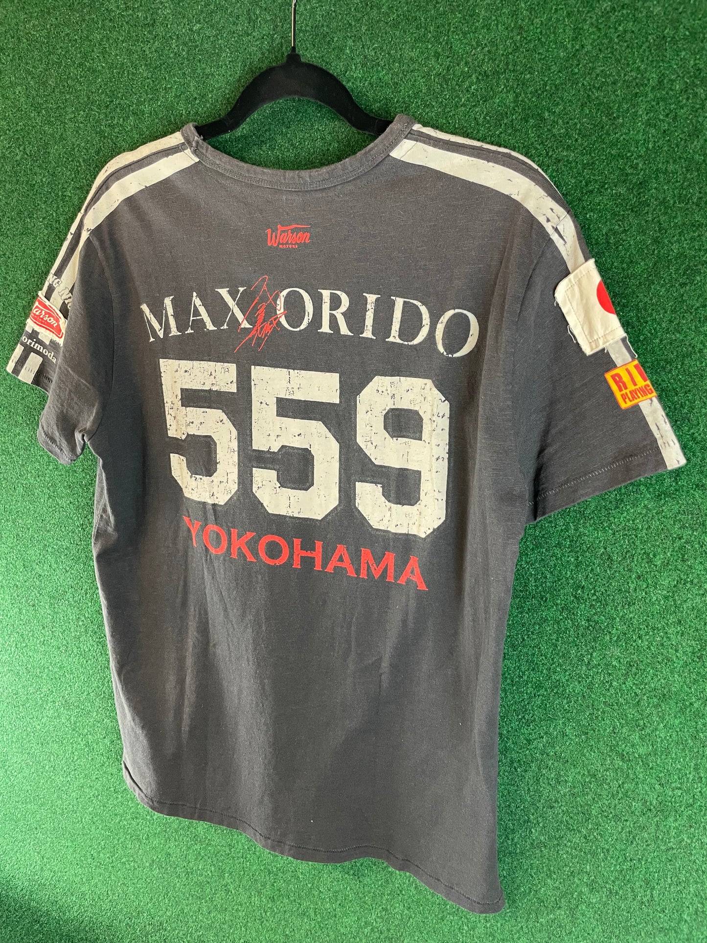 Max Orido 559 Ridox Vintage Style Distressed T-Shirt
