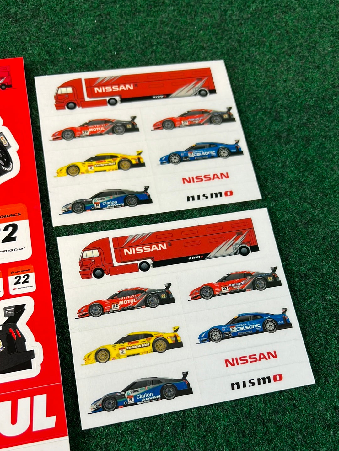 Super GT Nissan Motorsports Motul Autech Nismo R35 GTR Sticker Sheet Set