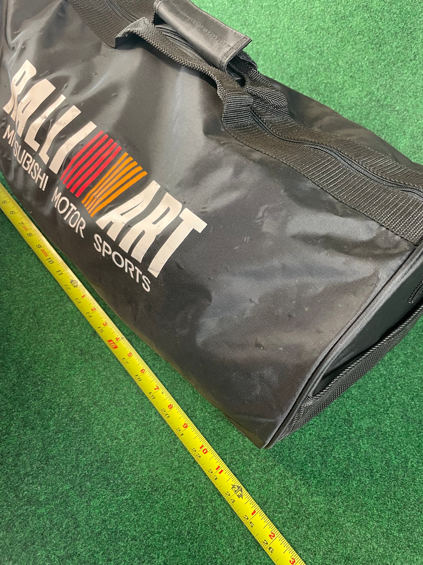 RALLIART - Mitsubishi Motor Sports Vintage Black Duffle Bag