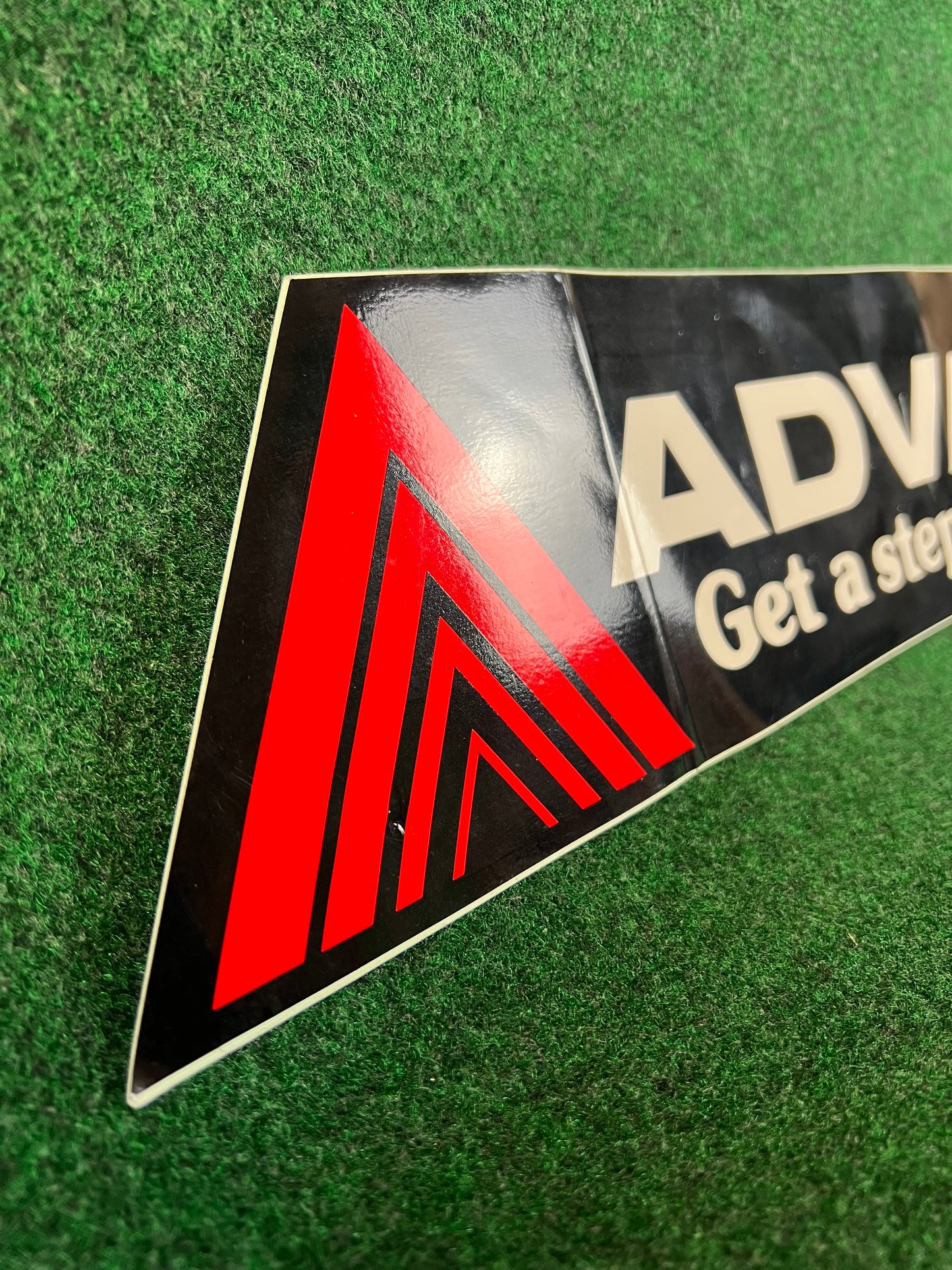 ADVAN Tires “Get a step ahead”Old Logo - Vintage Large Sticker