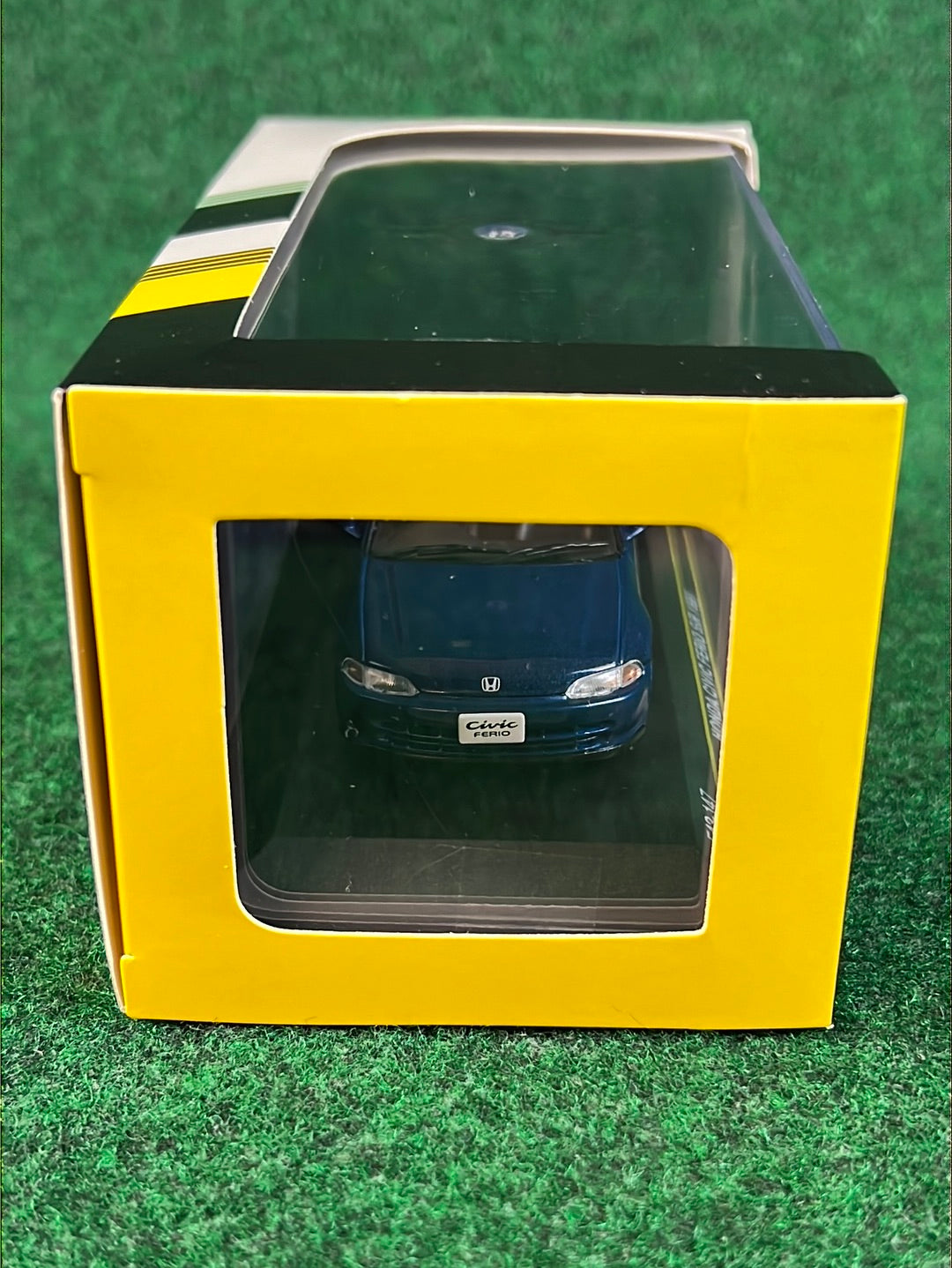 First:43 Models - 1991 Honda Civic Ferio SiR Sedan (Dark Blue) -  1/43 Scale Diecast