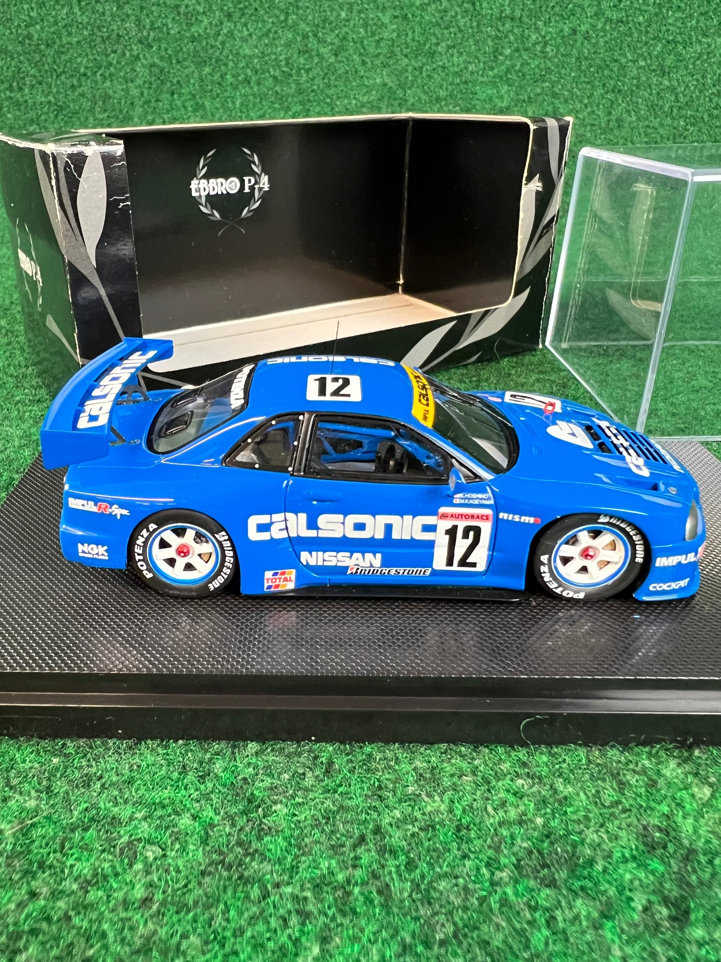 EBBRO P-4 - JGTC 1999 Calsonic Nissan Skyline R34 GTR 1/43 Scale Diecast