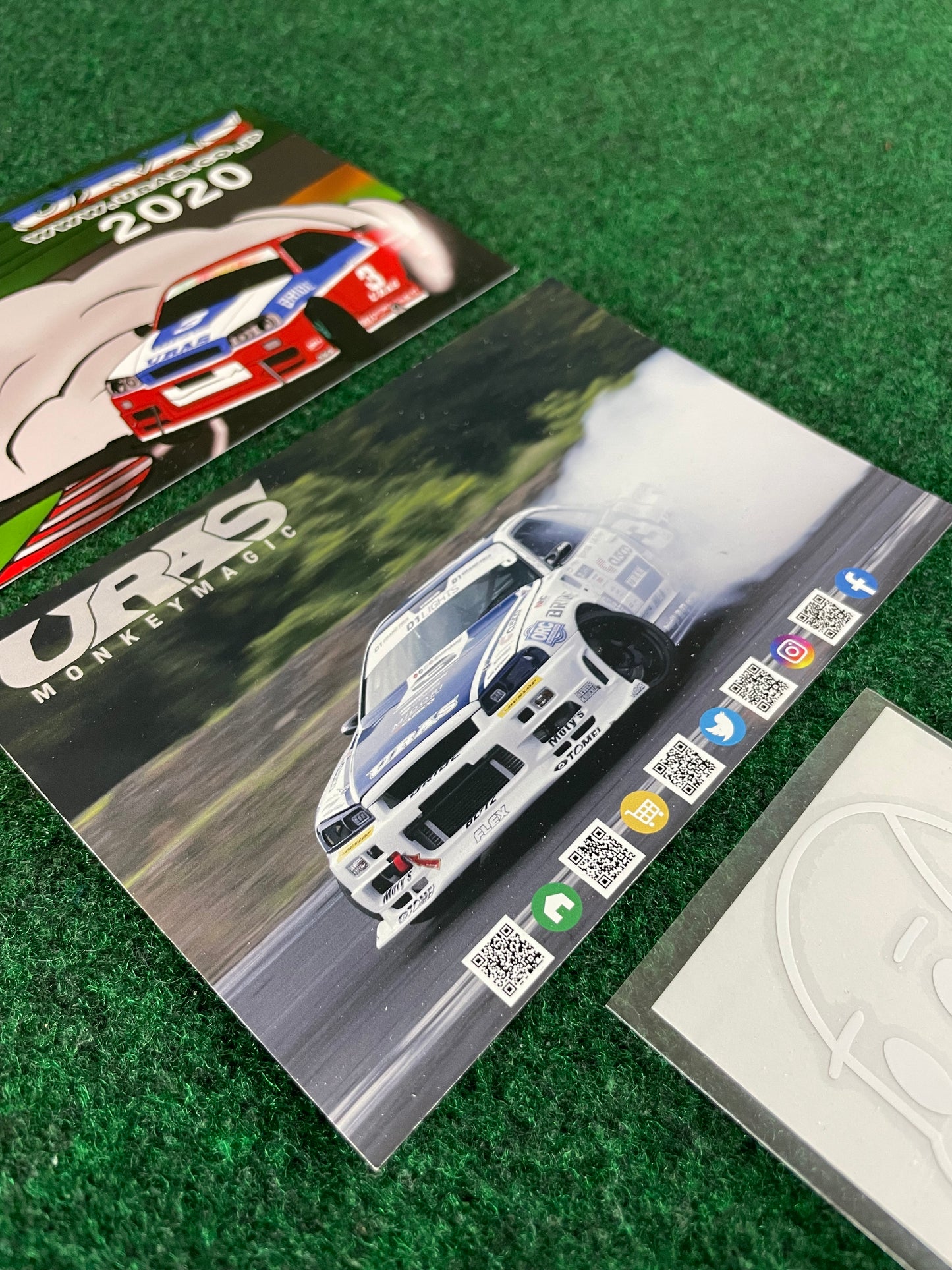 URAS - Card and Sticker Decal Set of 3