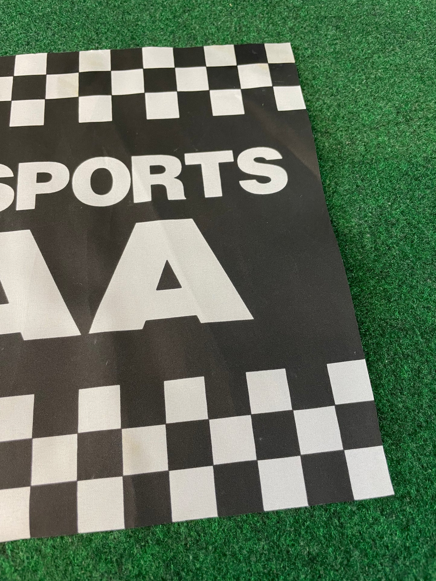 PIAA Motor Sports Racing Team Vintage Cheering Race Fan Flag