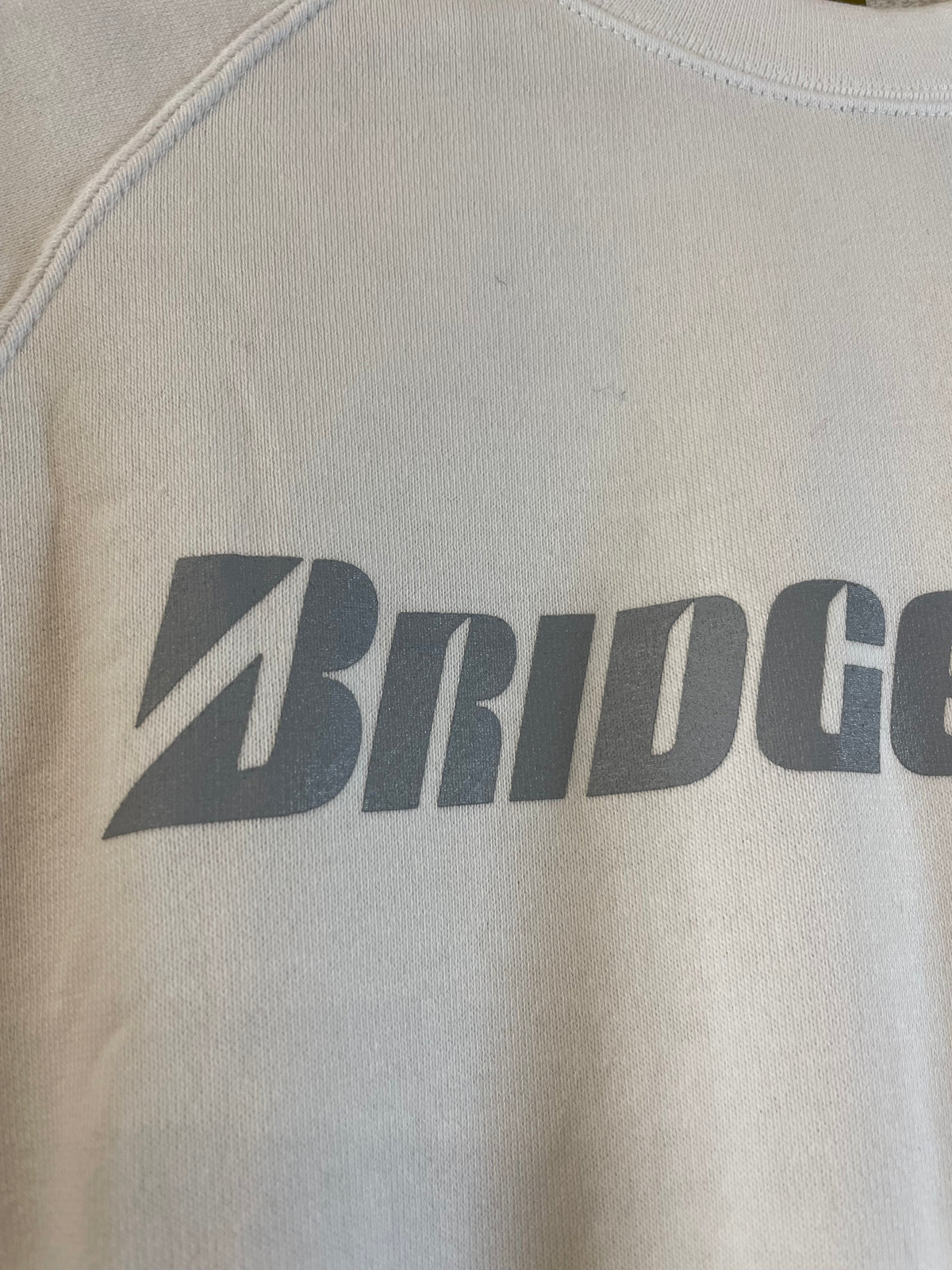 BRIDGESTONE - White Vintage Sweatshirt