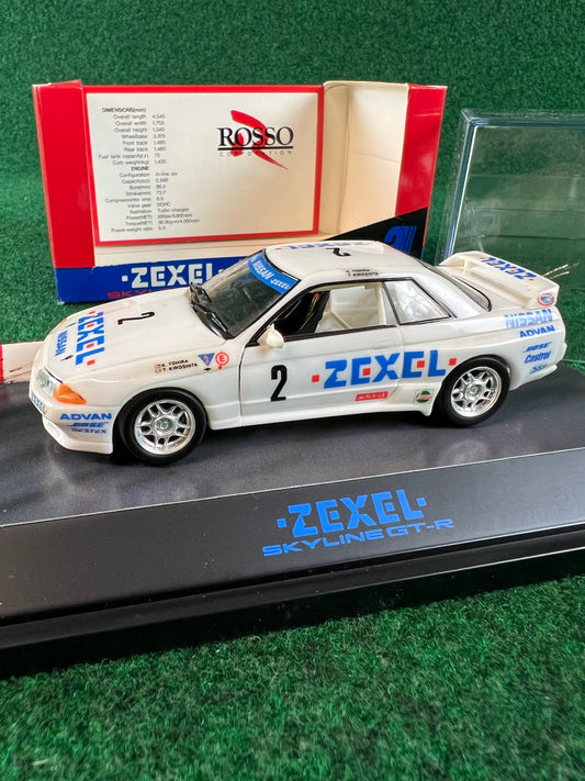 ROSSO - Zexel No. 2 Nissan Skyline R32 GT-R 1/43 Scale Model Car